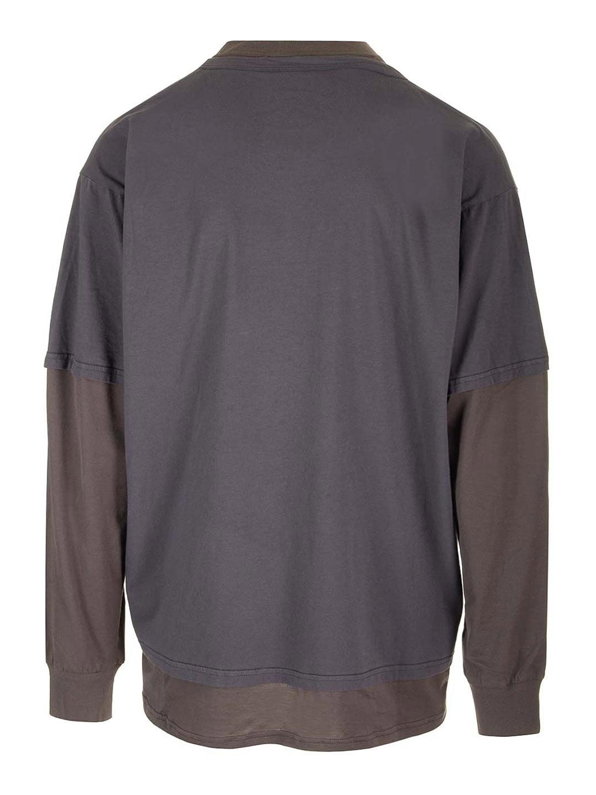 Magliano Sweater In Two-tone Cotton In Gray