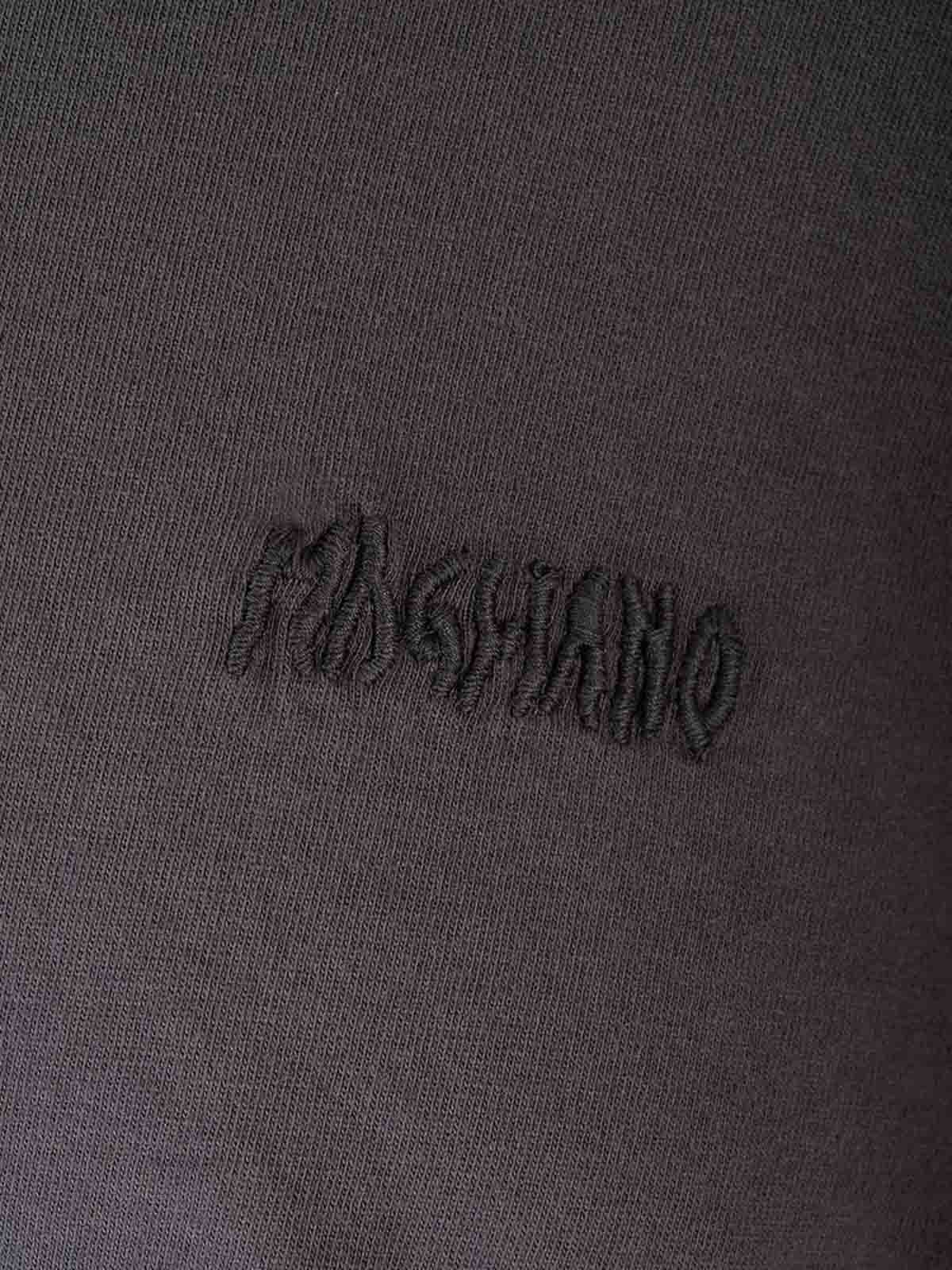 Magliano Sweater In Two-tone Cotton In Gray