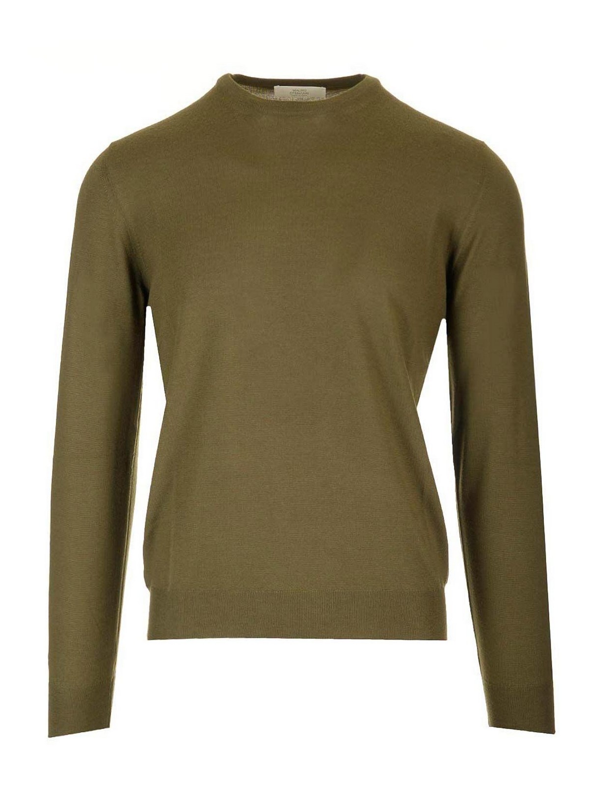 Mauro Ottaviani Crewneck Sweater In Wish Wool Knitwear Green In Green