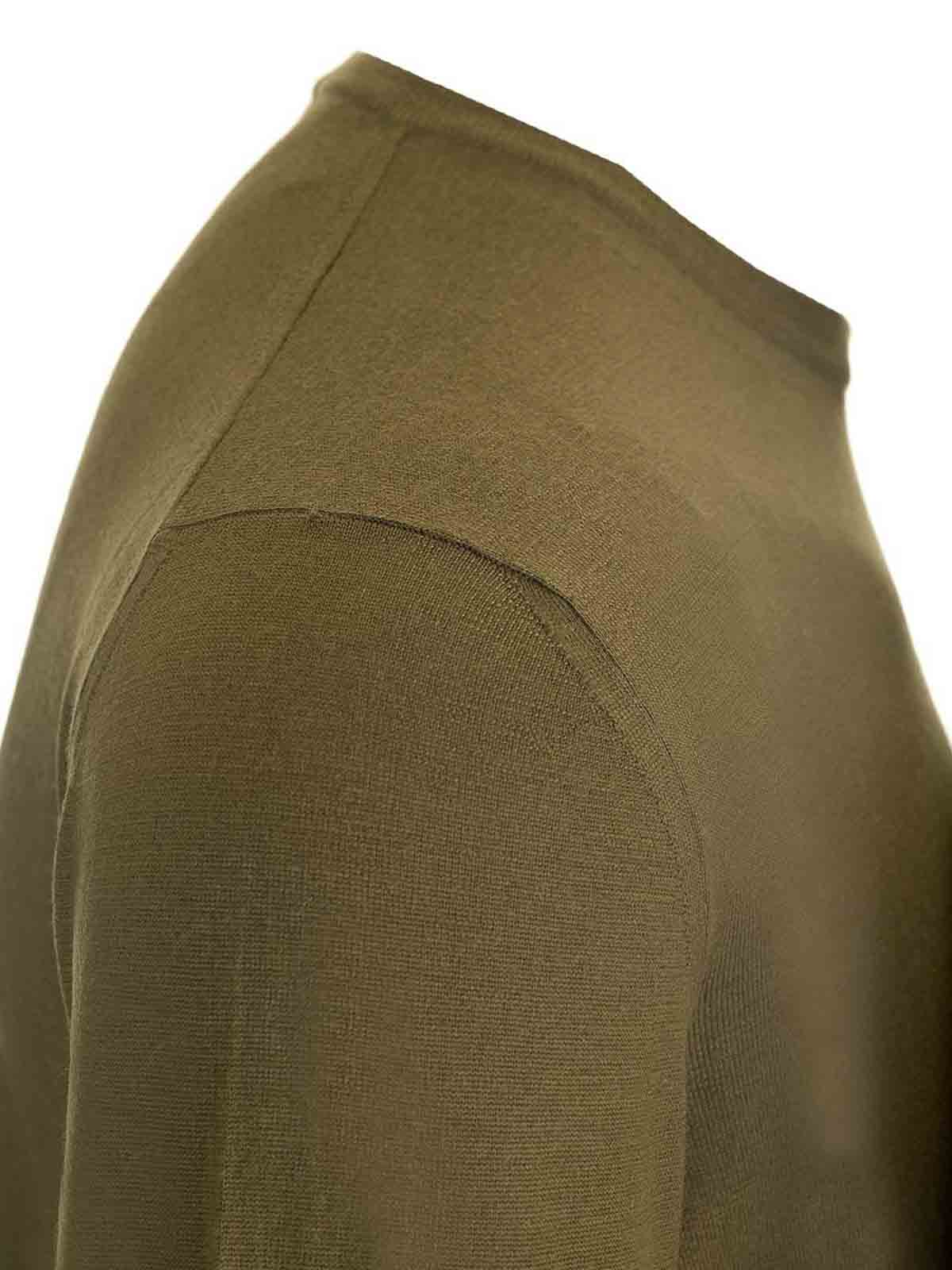 Mauro Ottaviani Crewneck Sweater In Wish Wool Knitwear Green In Green