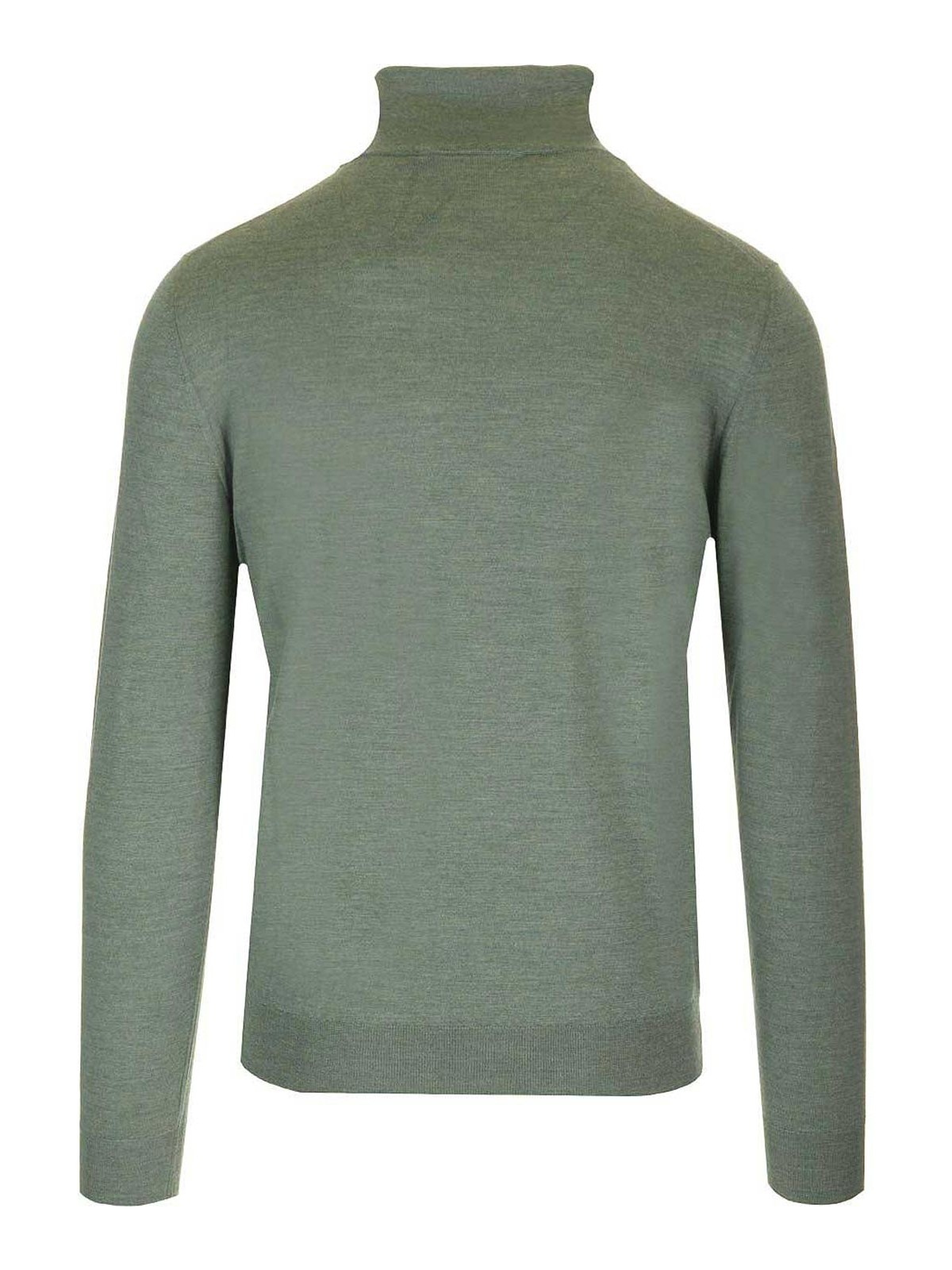 Mauro Ottaviani Wool Turtleneck Wish Knitwear Green In Green