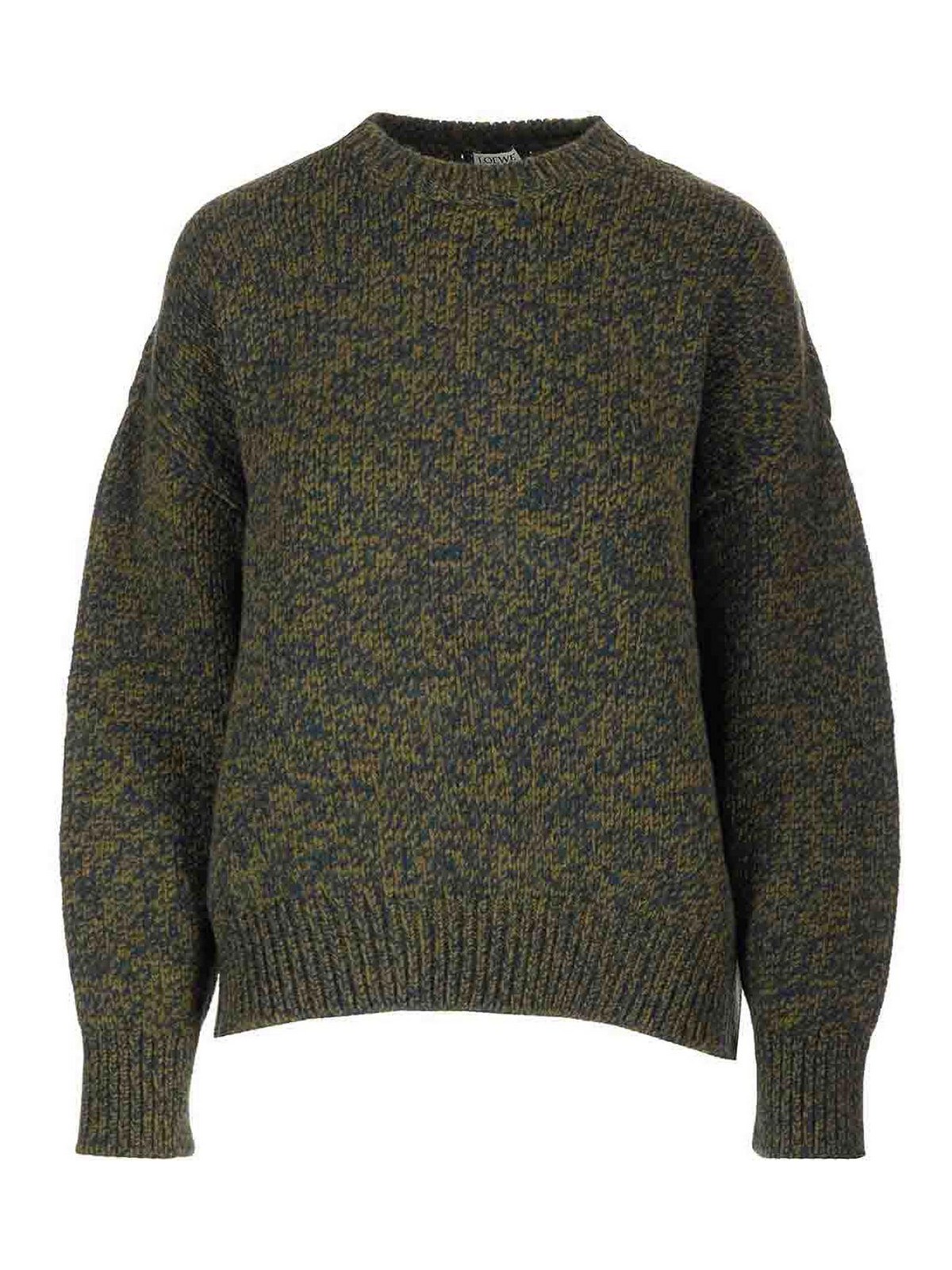 Loewe Trompe Loeil Sweater In Green