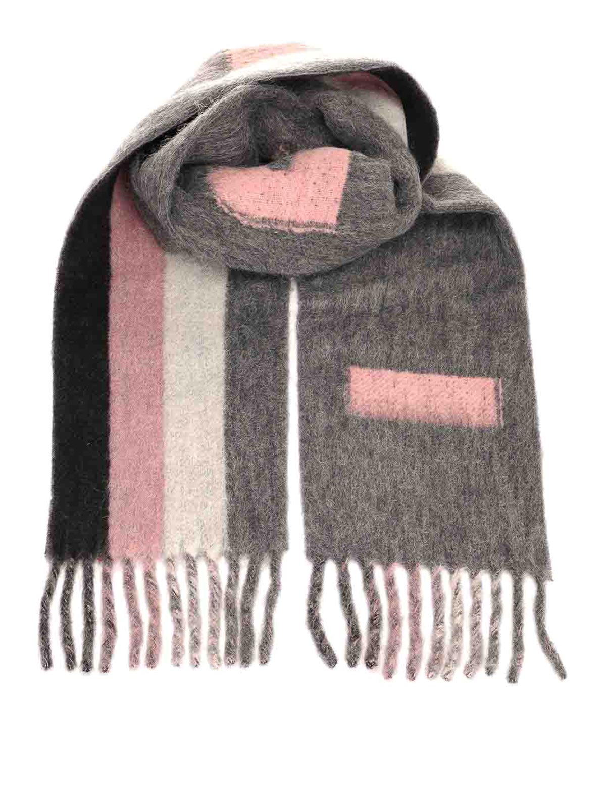 Marni Alpaca And Mohair Scarf Scarves And Foulards Multicolor In Multi