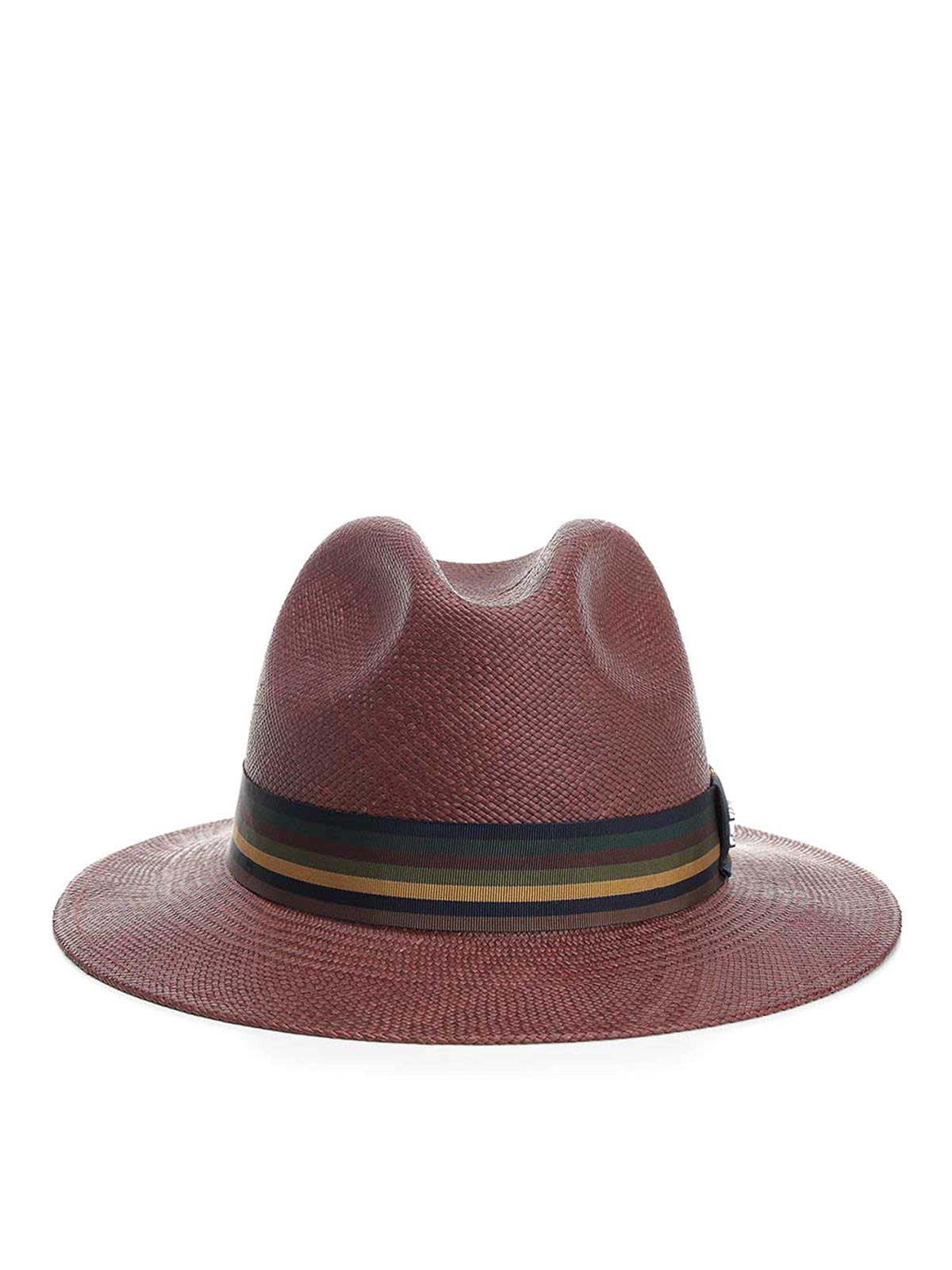 Max Mara Rodesia Straw Panama Hat In Brown