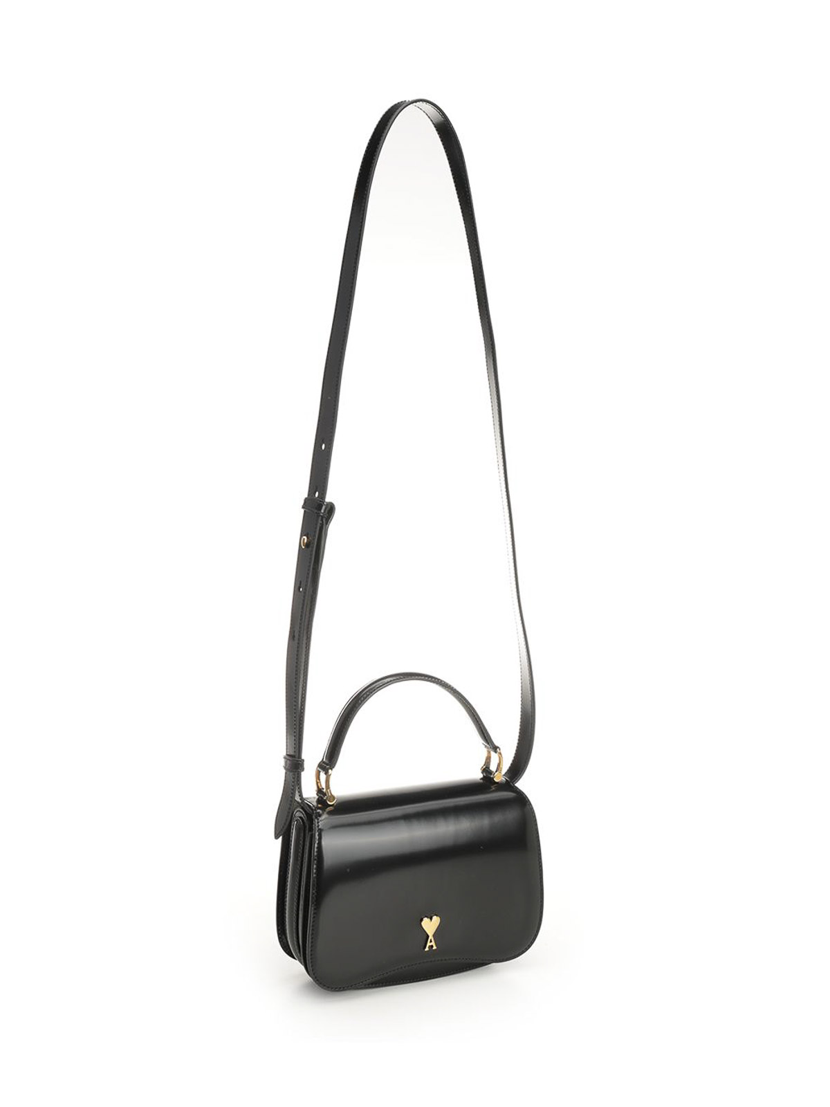 Ami Alexandre Mattiussi Paris Paris Top Handle Bag In Black