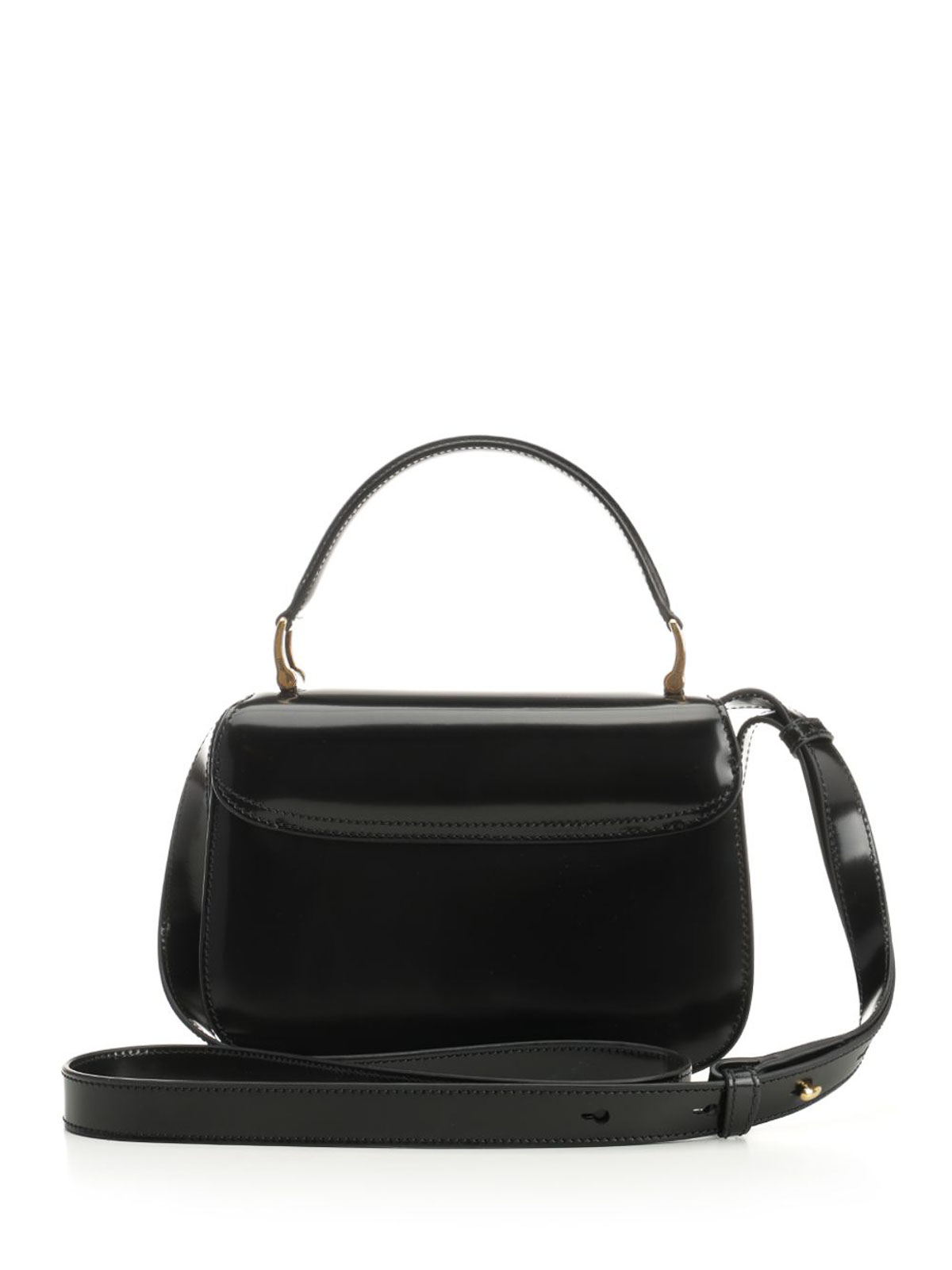 Ami Alexandre Mattiussi Paris Paris Top Handle Bag In Black