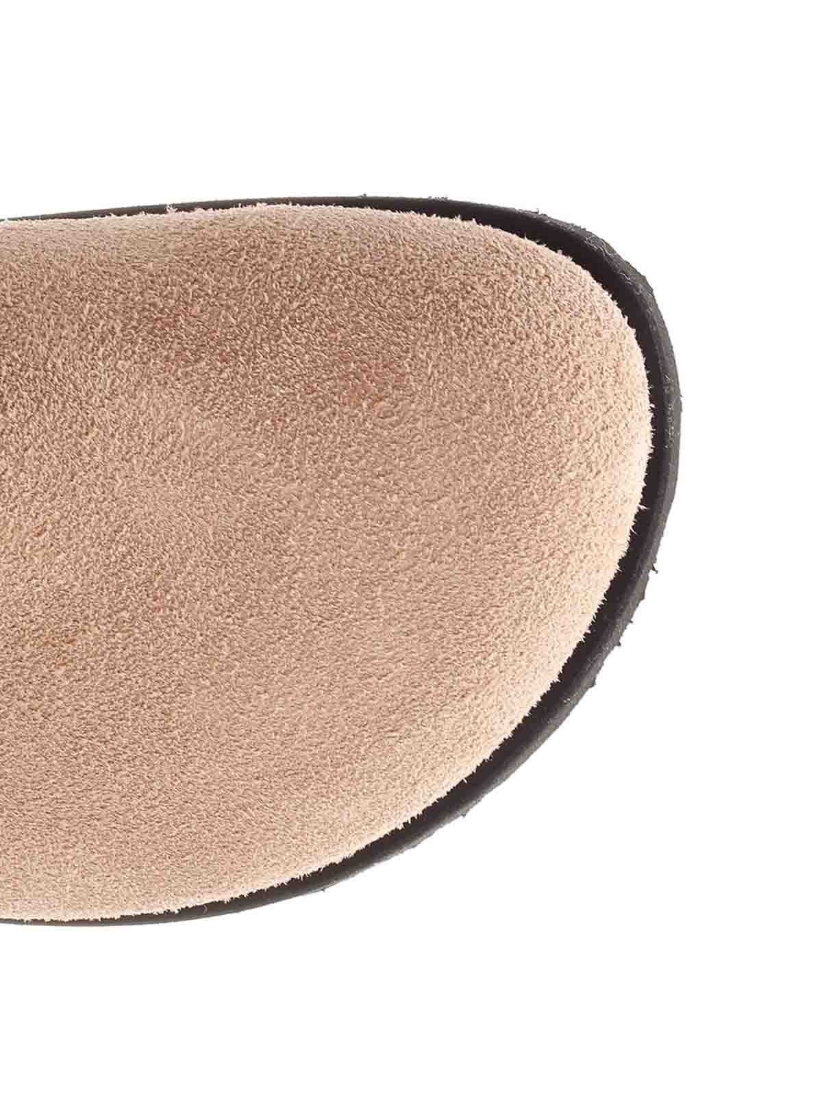 Birkenstock Printed Leather Tokio Ii Slippers In Brown