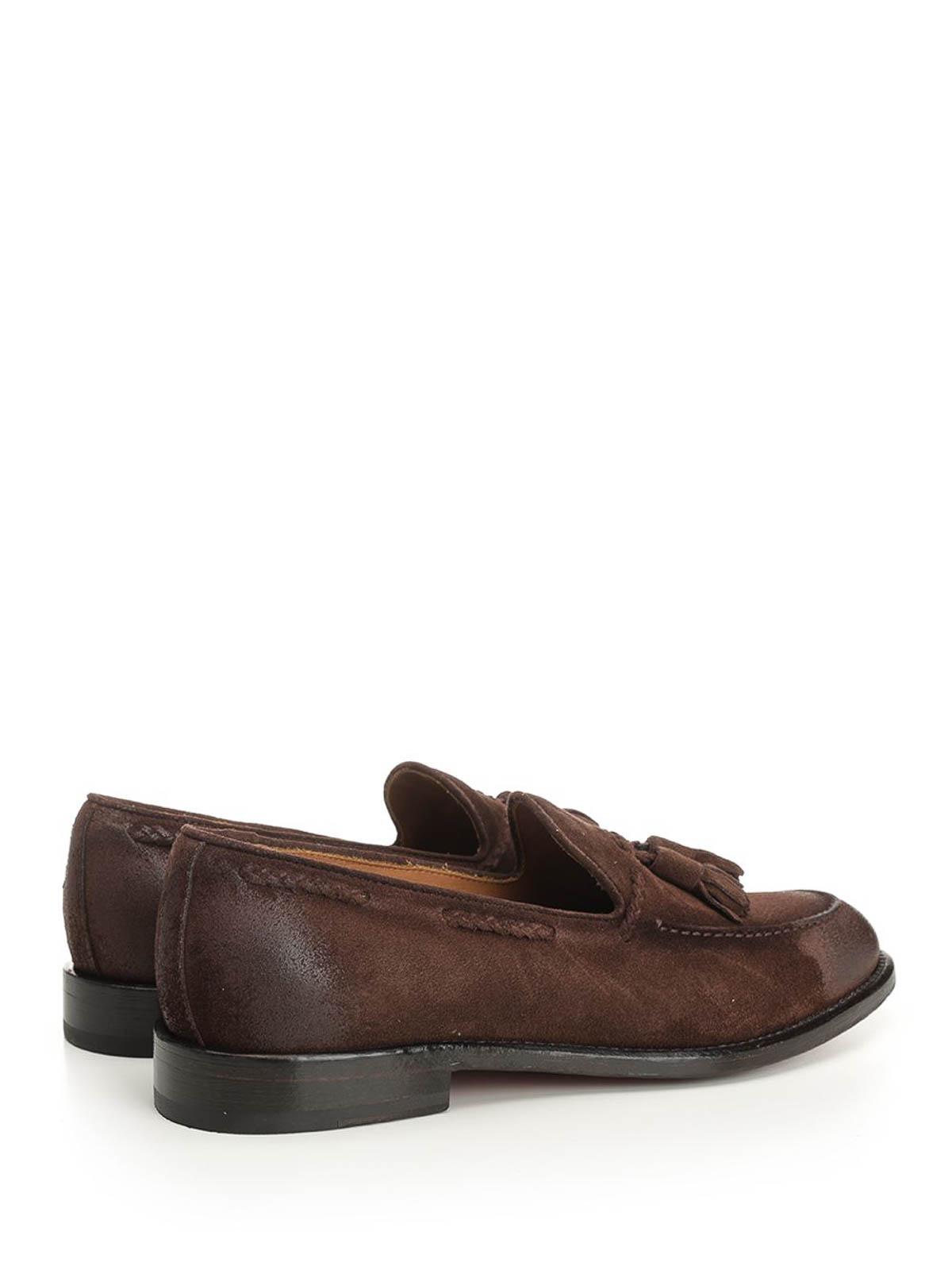 Corvari Khaky Mocassino Nappine Suede 446 Misano In Brown