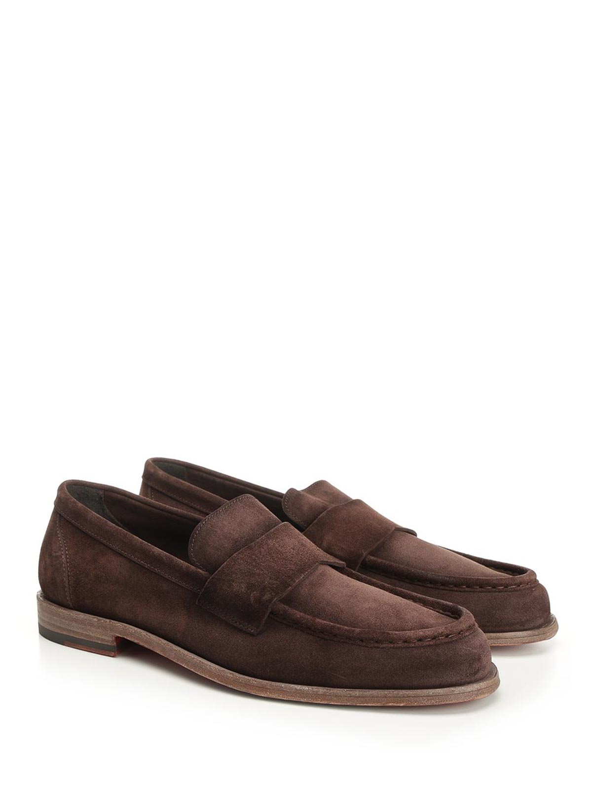 Corvari Beige Mocassino Fascetta Alta Suede 023 In Brown