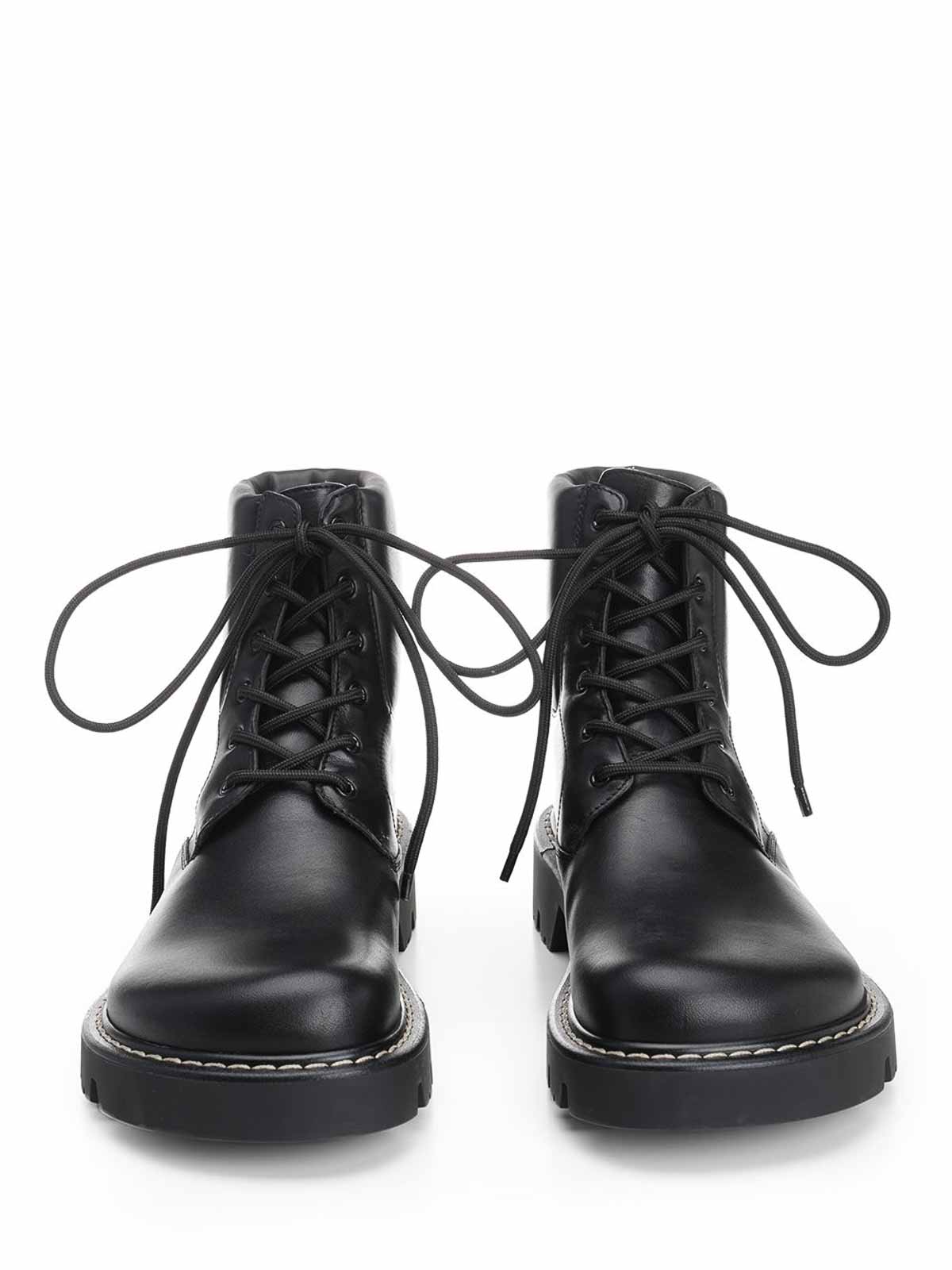 Loewe Sierra Ankle Boots In Vegetable Tanned Calfskin In Black
