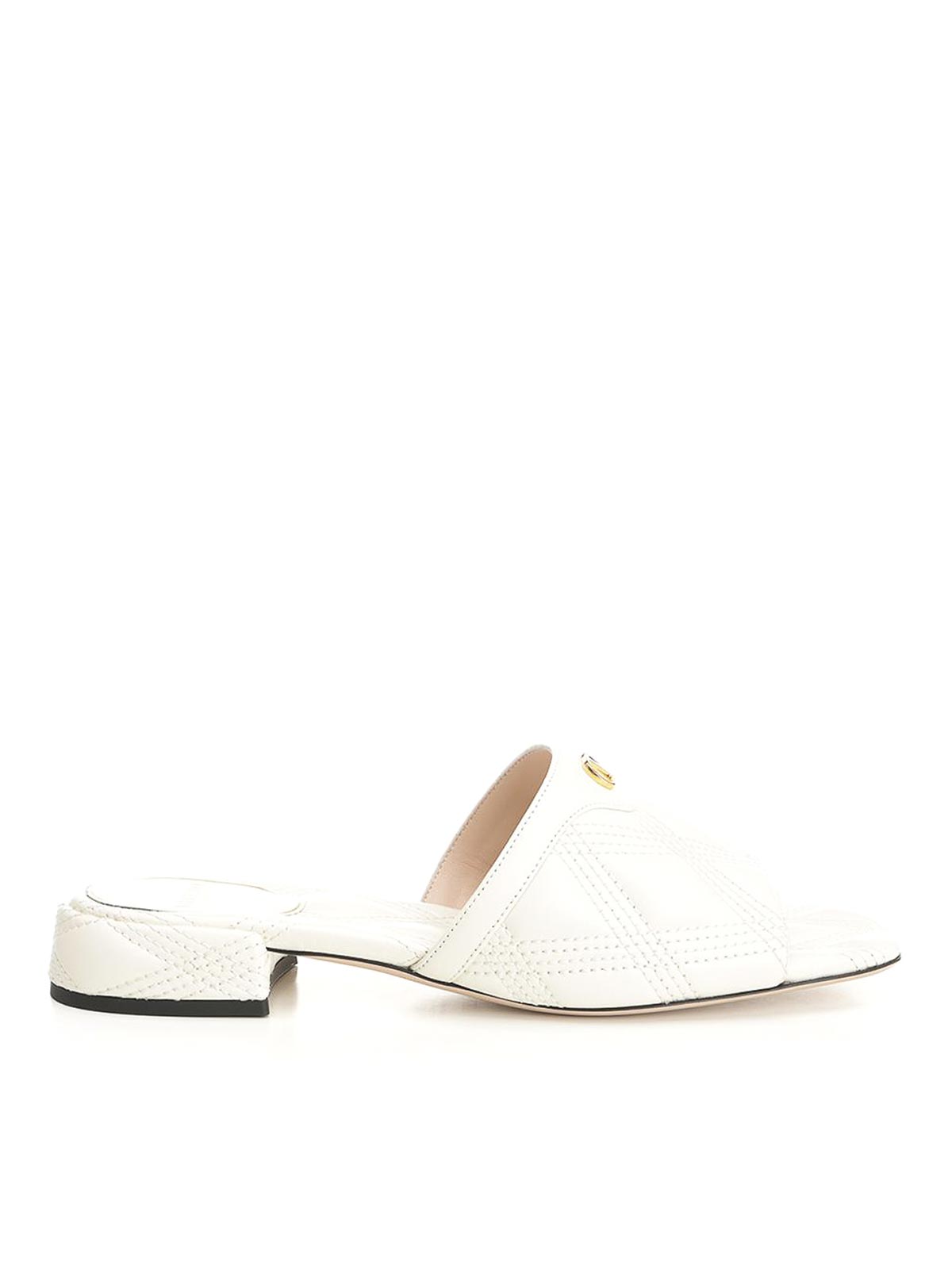Valentino Garavani Slide Sandal In White
