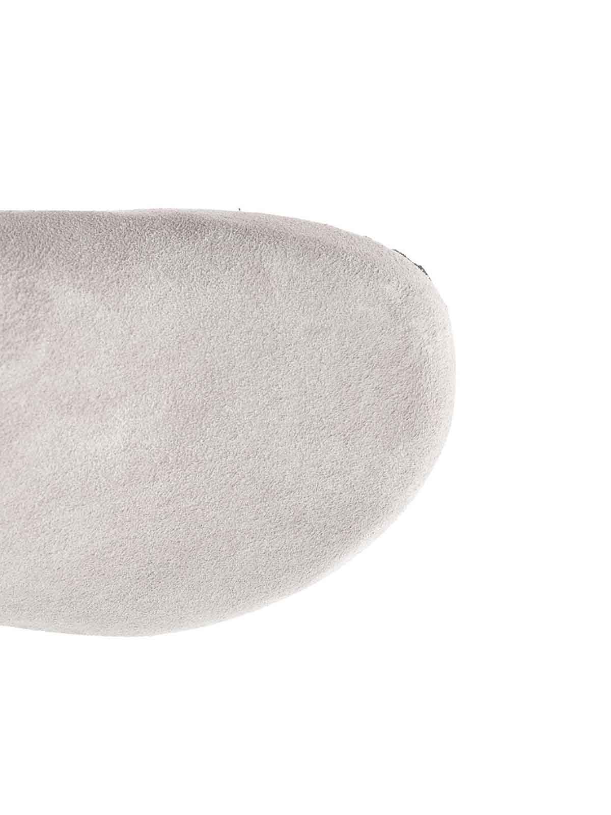 Wud Suede Clogs In Gray