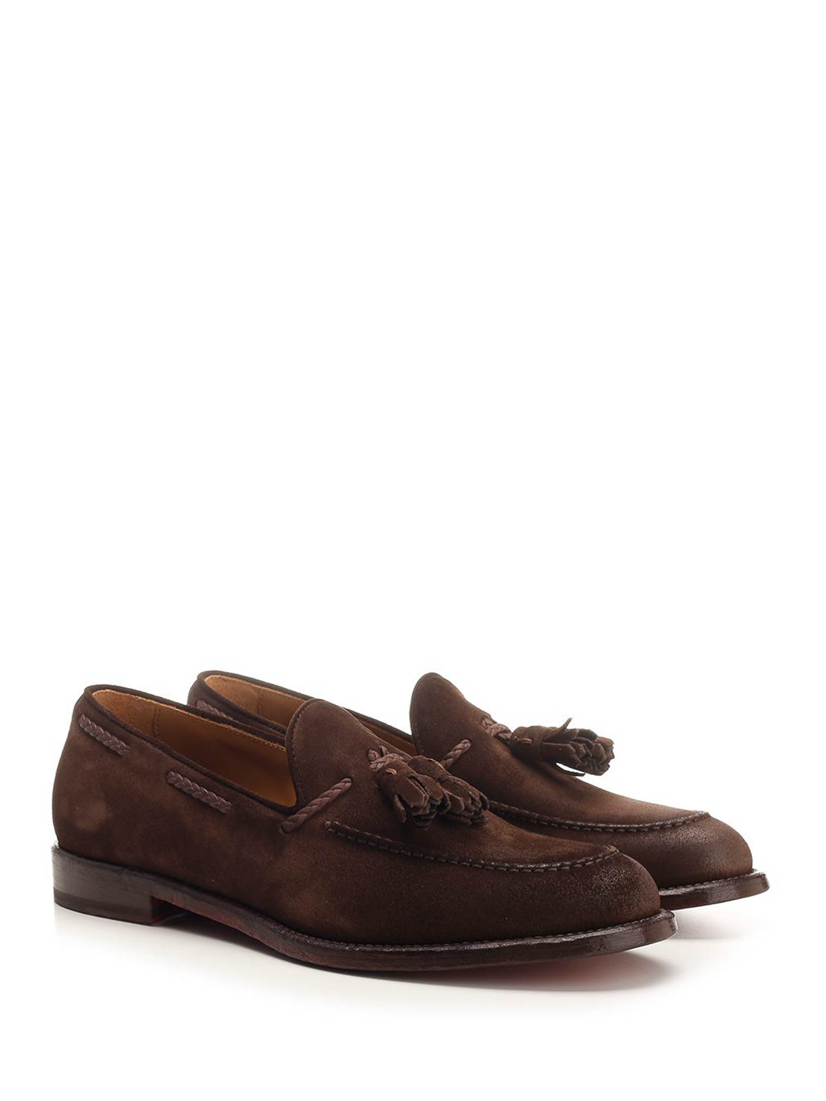 Corvari Khaky Mocassino Nappine Suede 446 Misano In Brown