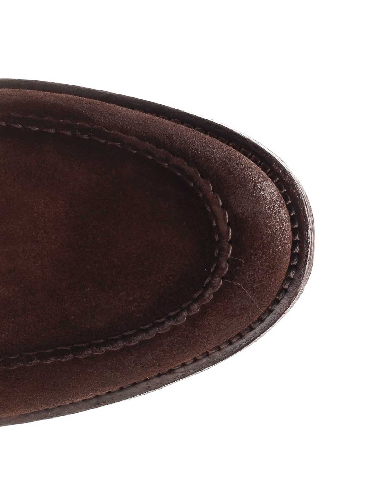 Corvari Khaky Mocassino Nappine Suede 446 Misano In Brown