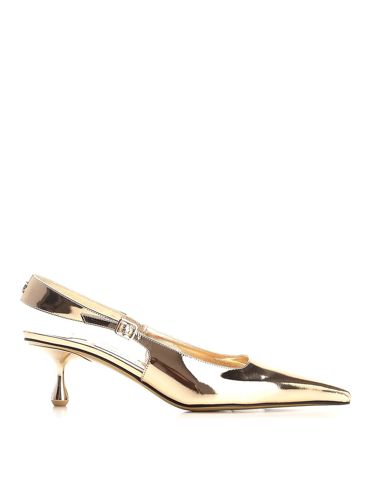 Jimmy Choo Amel 50 Pumps In Gold