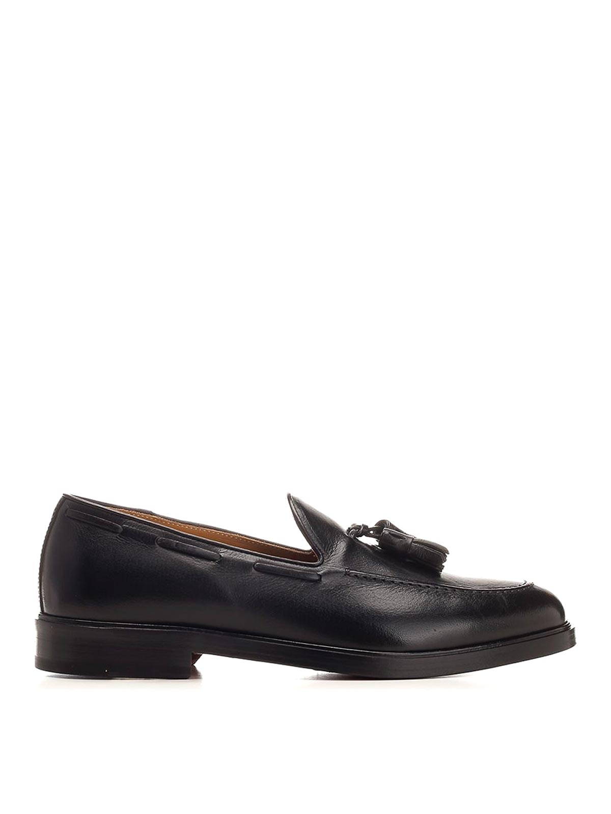 Corvari Blu Mocassino Nappine Vitello 446 Misano In Black