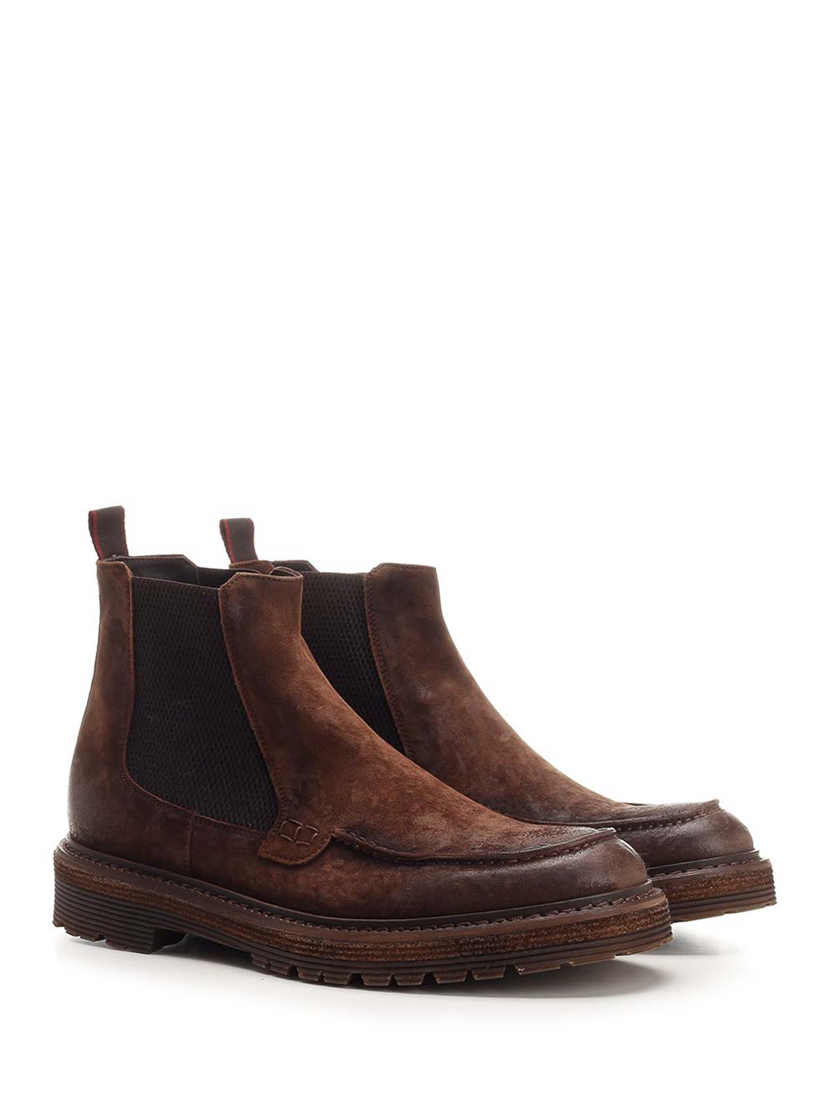 Corvari Chelsea Boot Lace-up Shoes Brown In Brown