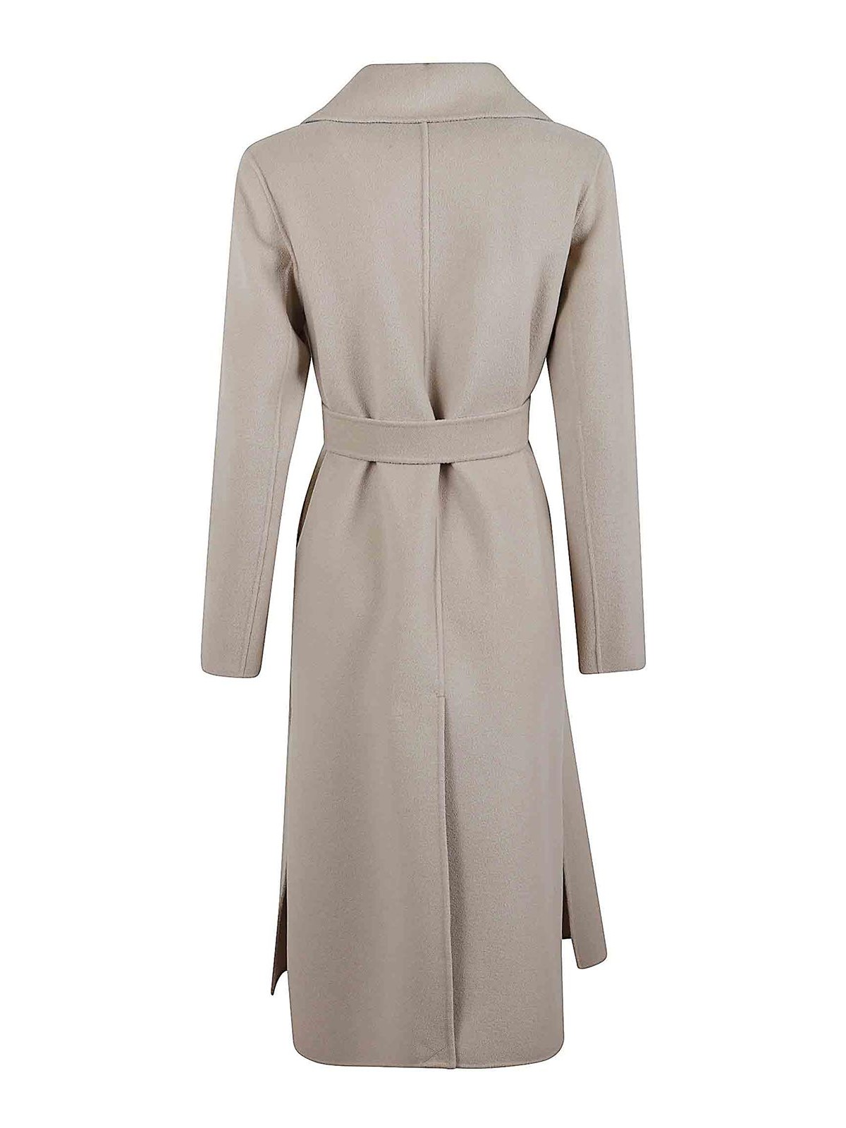 Weekend Max Mara Long Sleeve Coat In Neutral