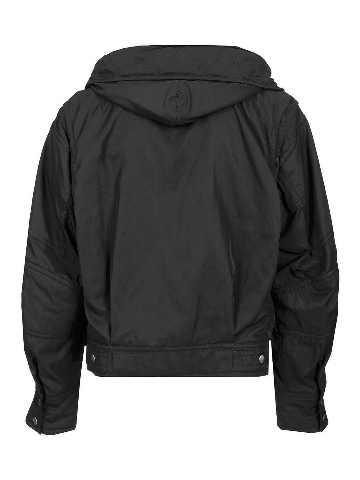 Dries Van Noten Nylon Bomber Jacket - Black|25102051612759E15