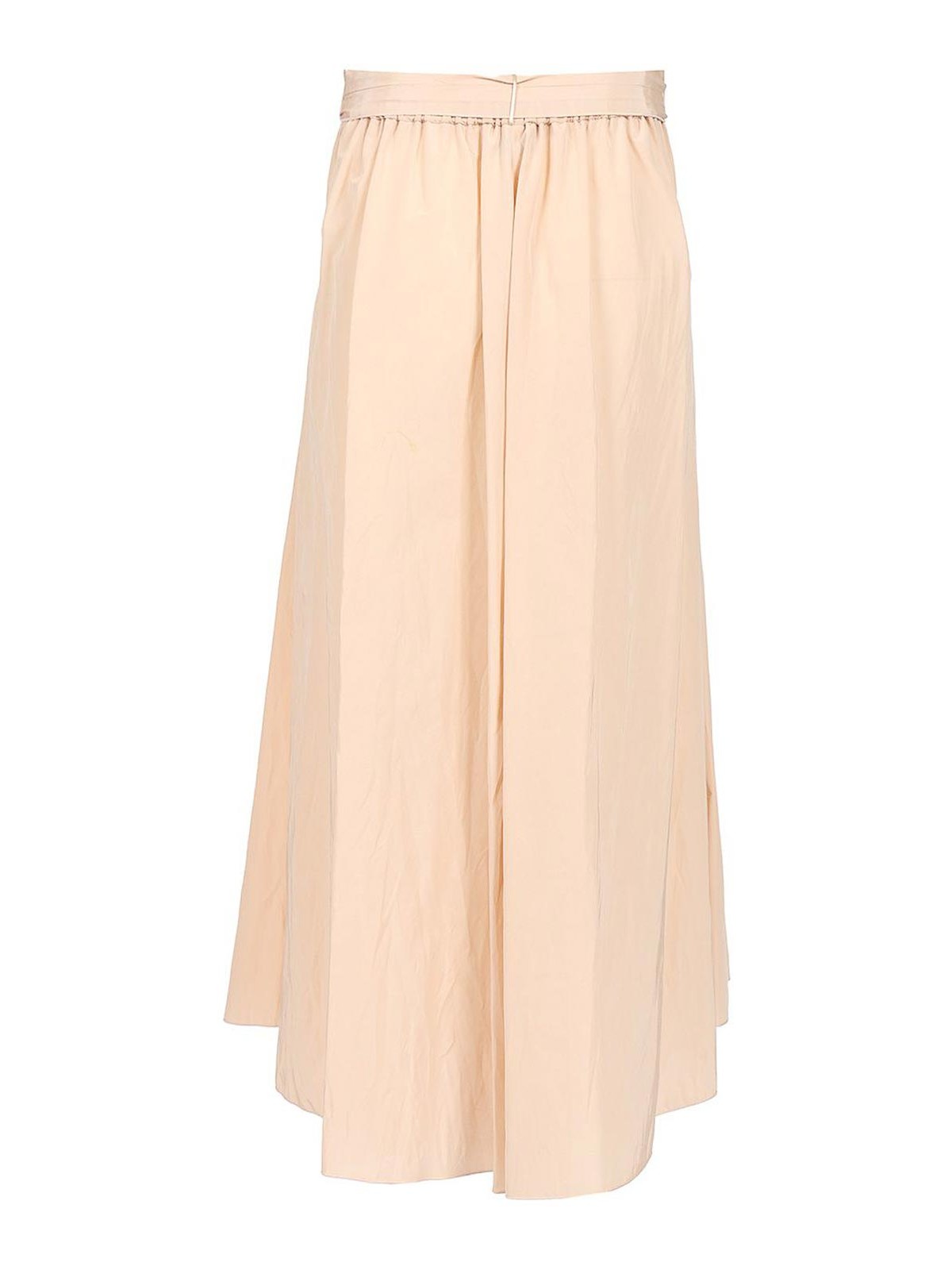 Forte Forte Taffeta Midi Skirt In Pink