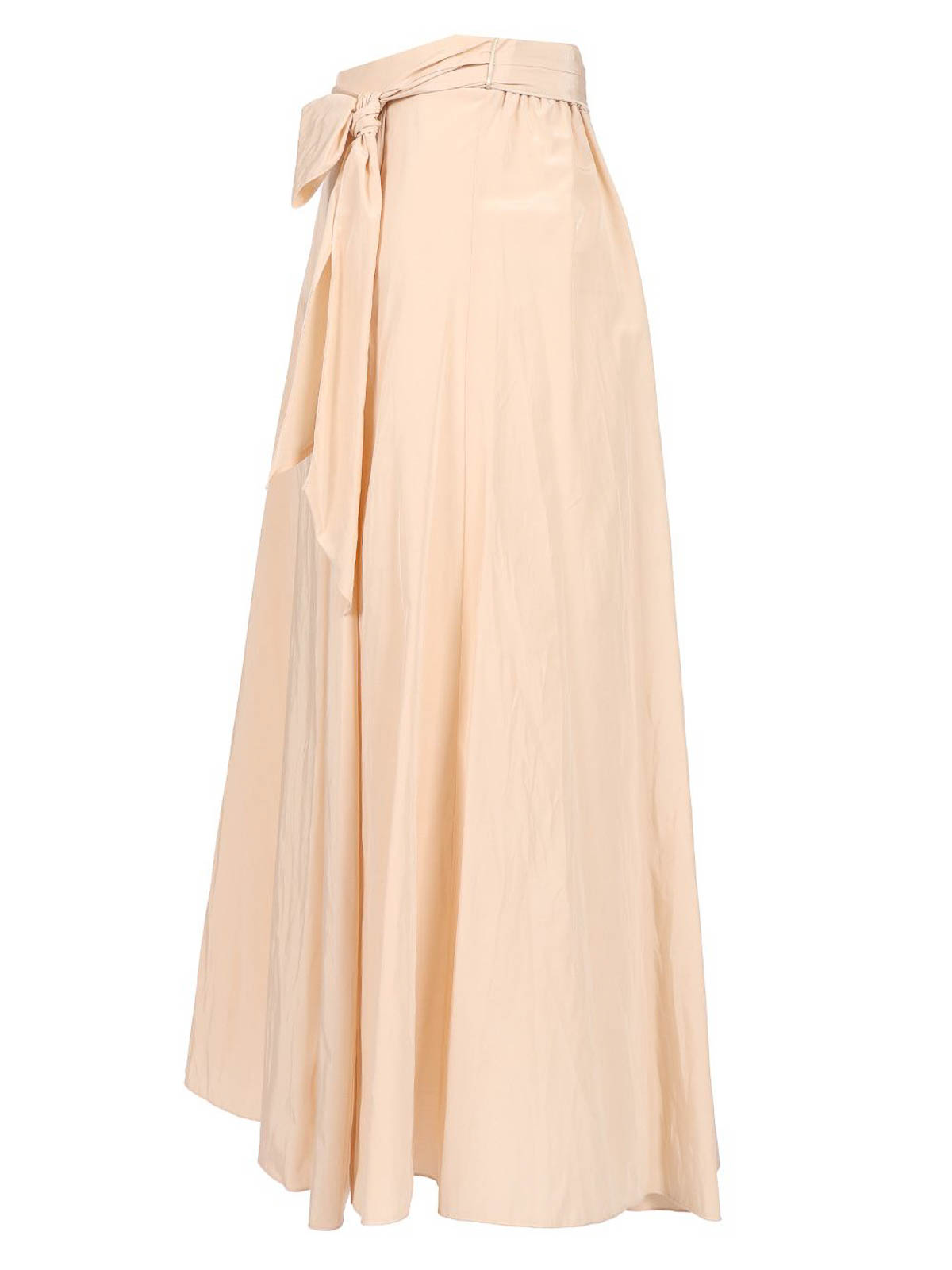 Forte Forte Taffeta Midi Skirt In Pink