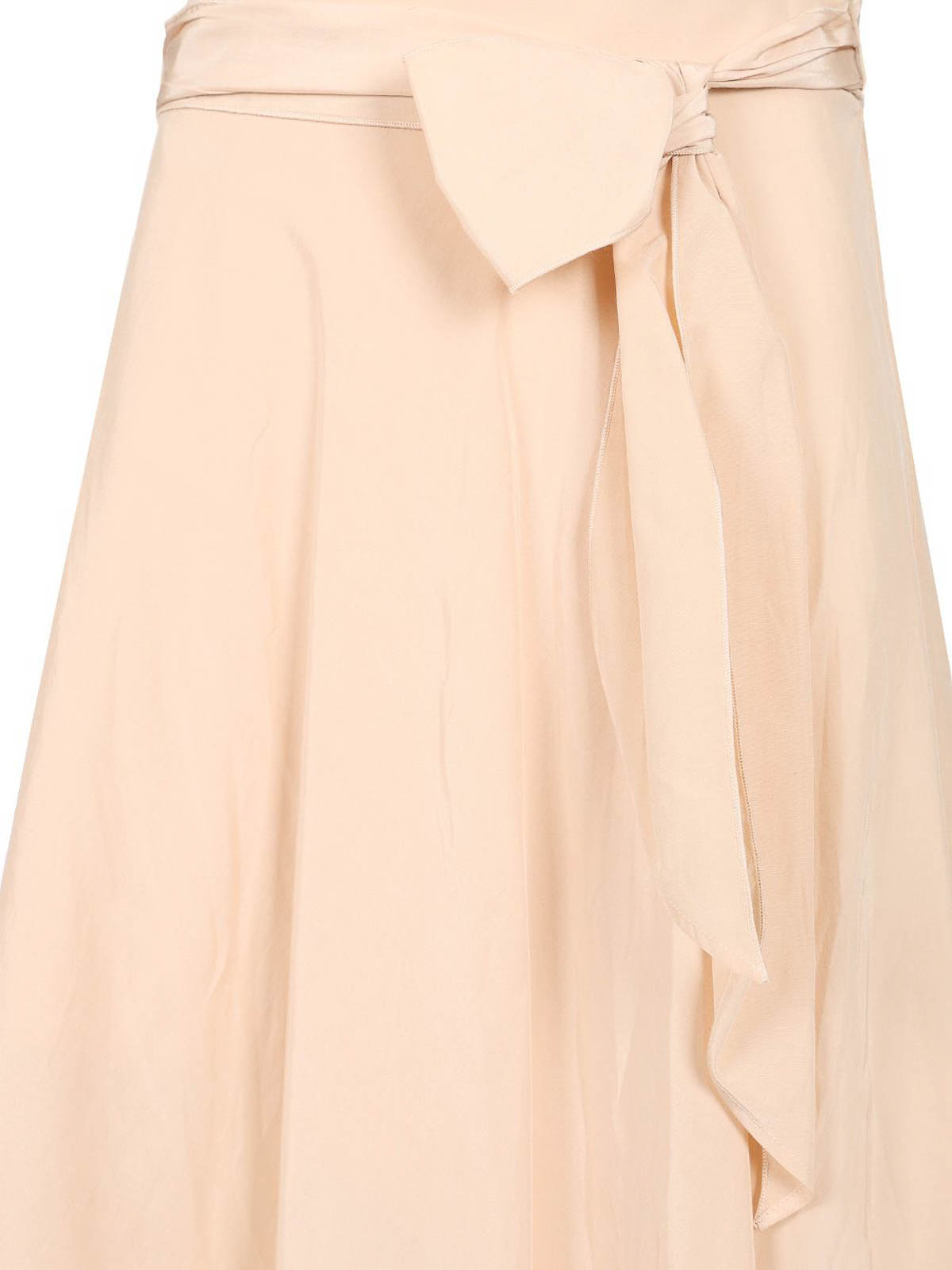 Forte Forte Taffeta Midi Skirt In Pink