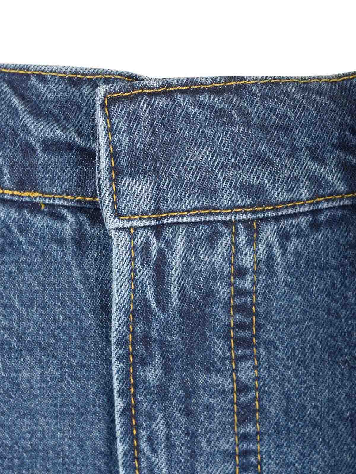 Frame Belt-loop Jeans In Blue