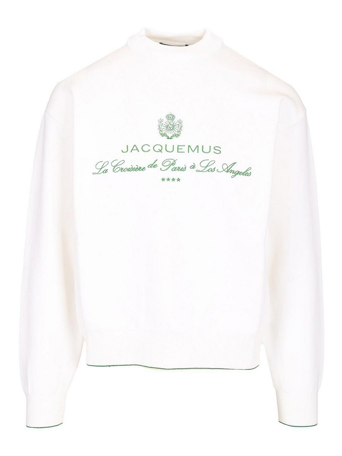 Jacquemus Venice Embroidered Sweatshirt In Neutral