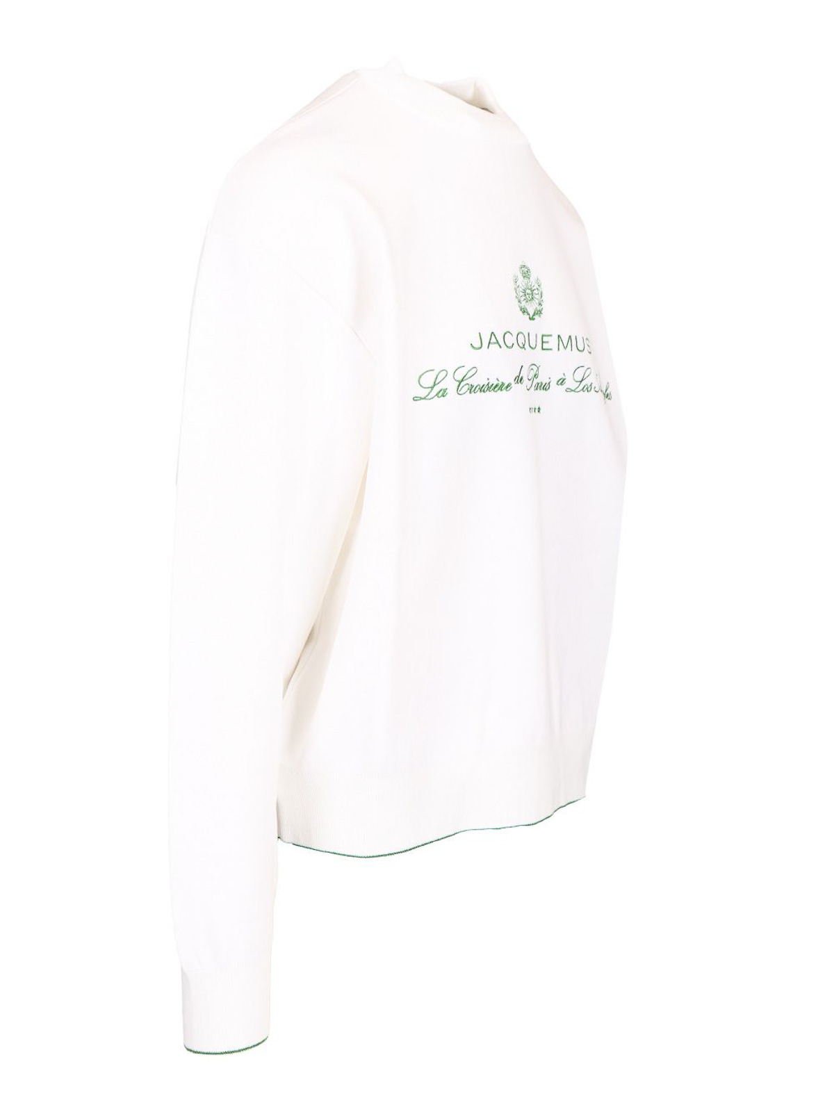 Jacquemus Venice Embroidered Sweatshirt In Neutral