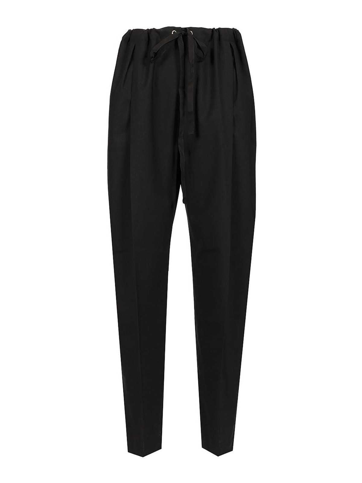Khaite Trenton Baggy Fit Trousers In Black