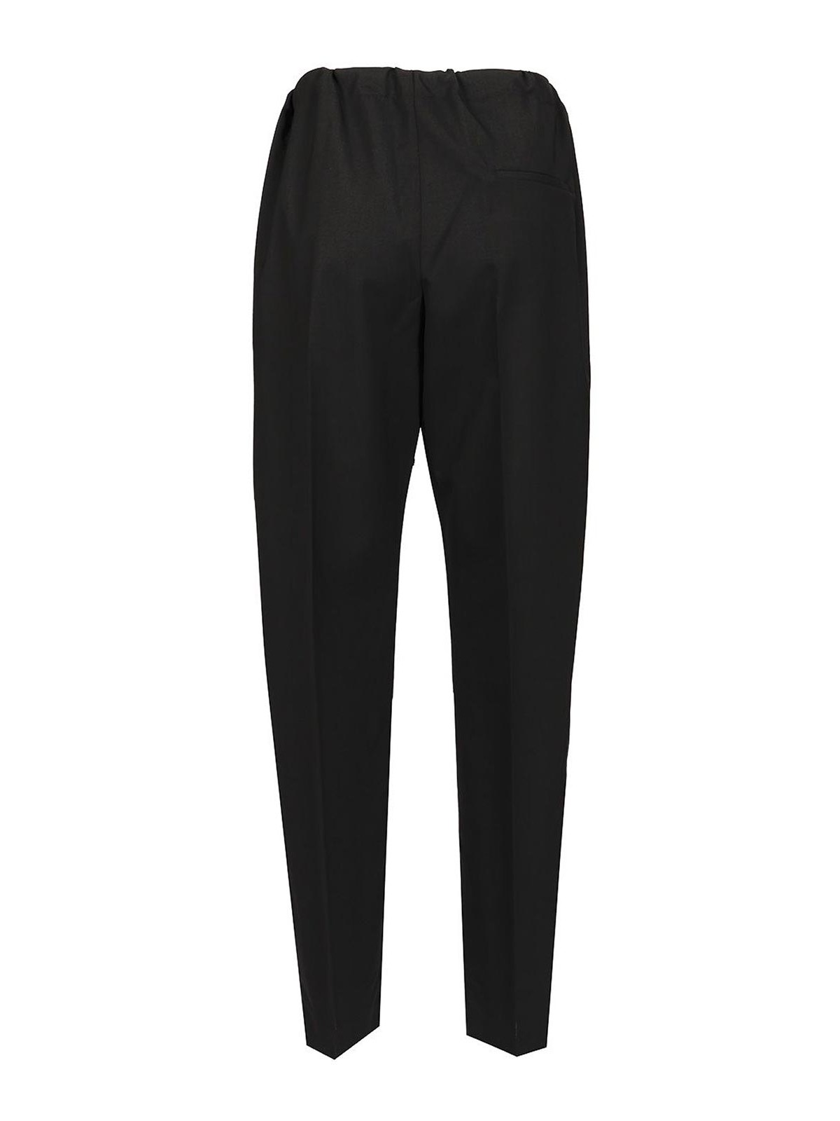 Khaite Trenton Baggy Fit Trousers In Black