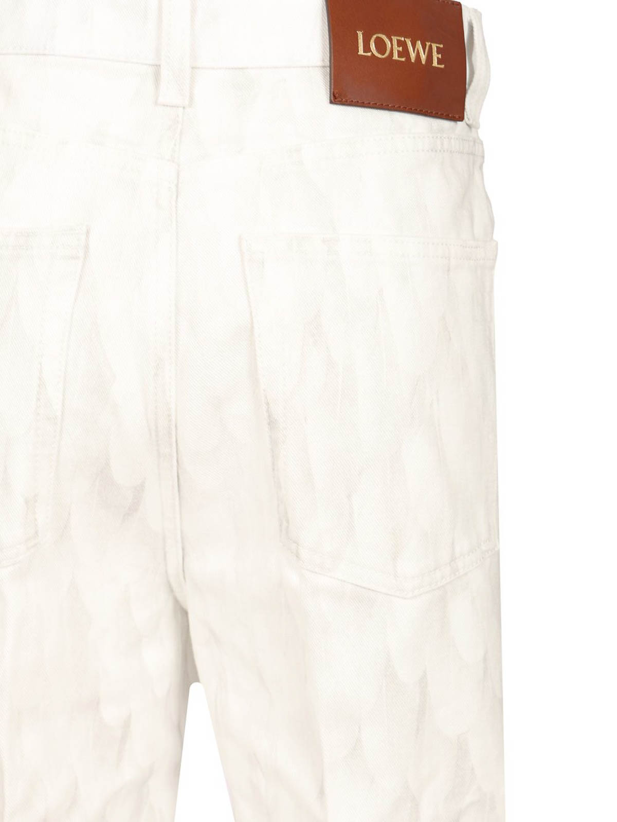 Loewe Denim Jeans In White