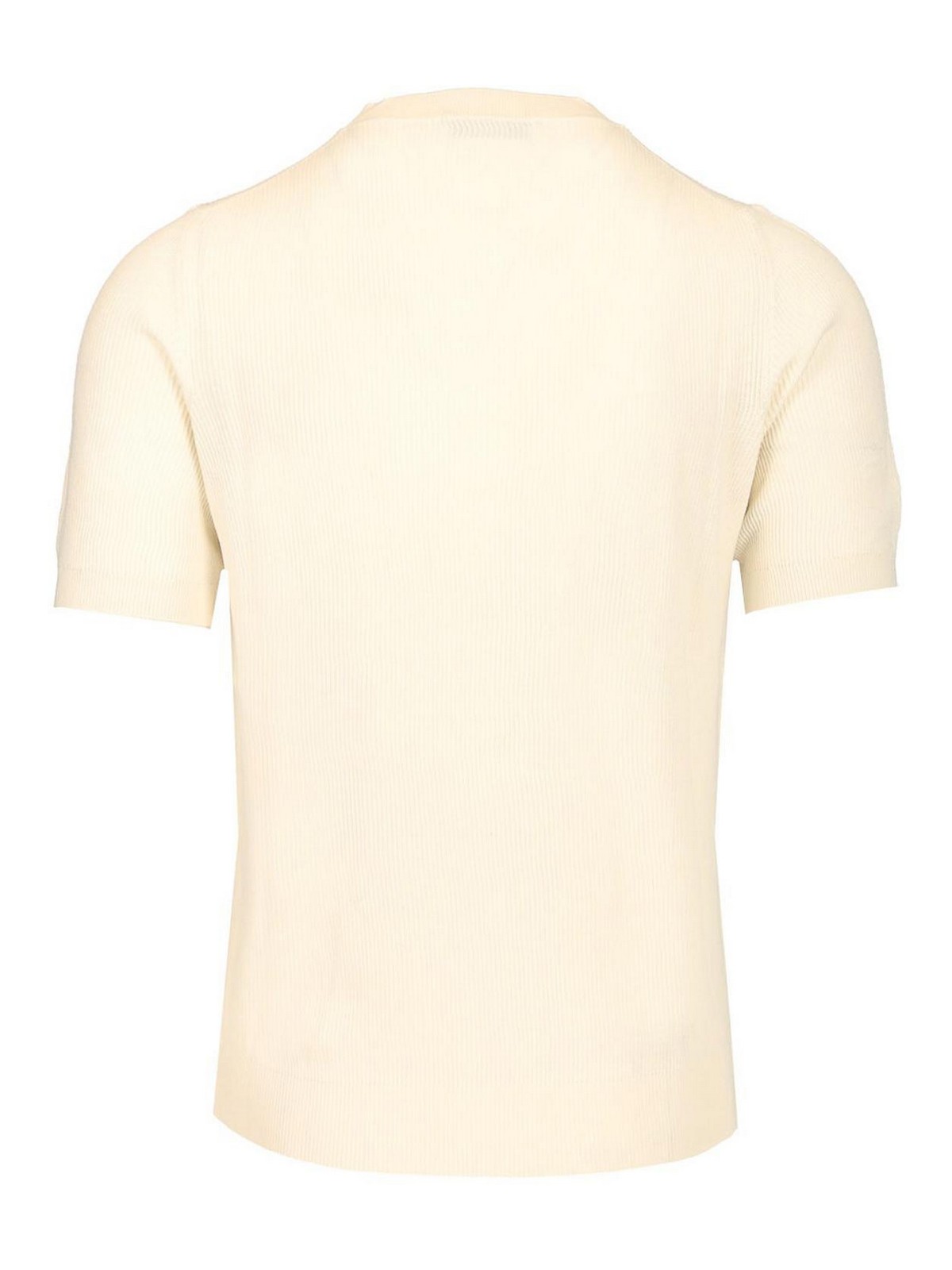 Mauro Ottaviani Ribbed T-shirt In White