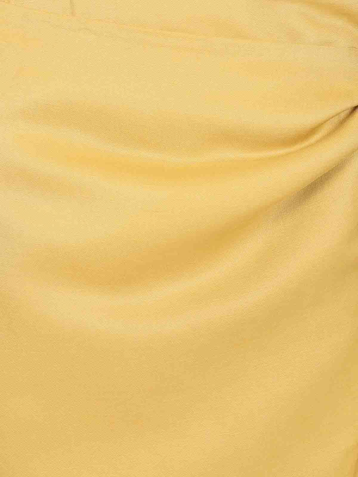 Max Mara Tequila Midi Skirt In Yellow