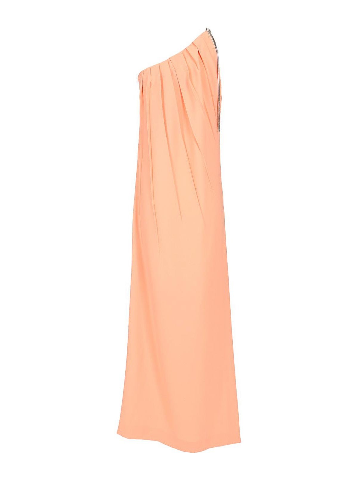 Max Mara One-shoulder Dress Pontida In Pink