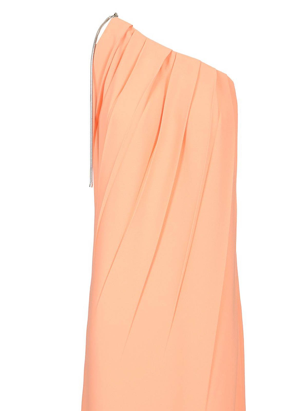 Max Mara One-shoulder Dress Pontida In Pink