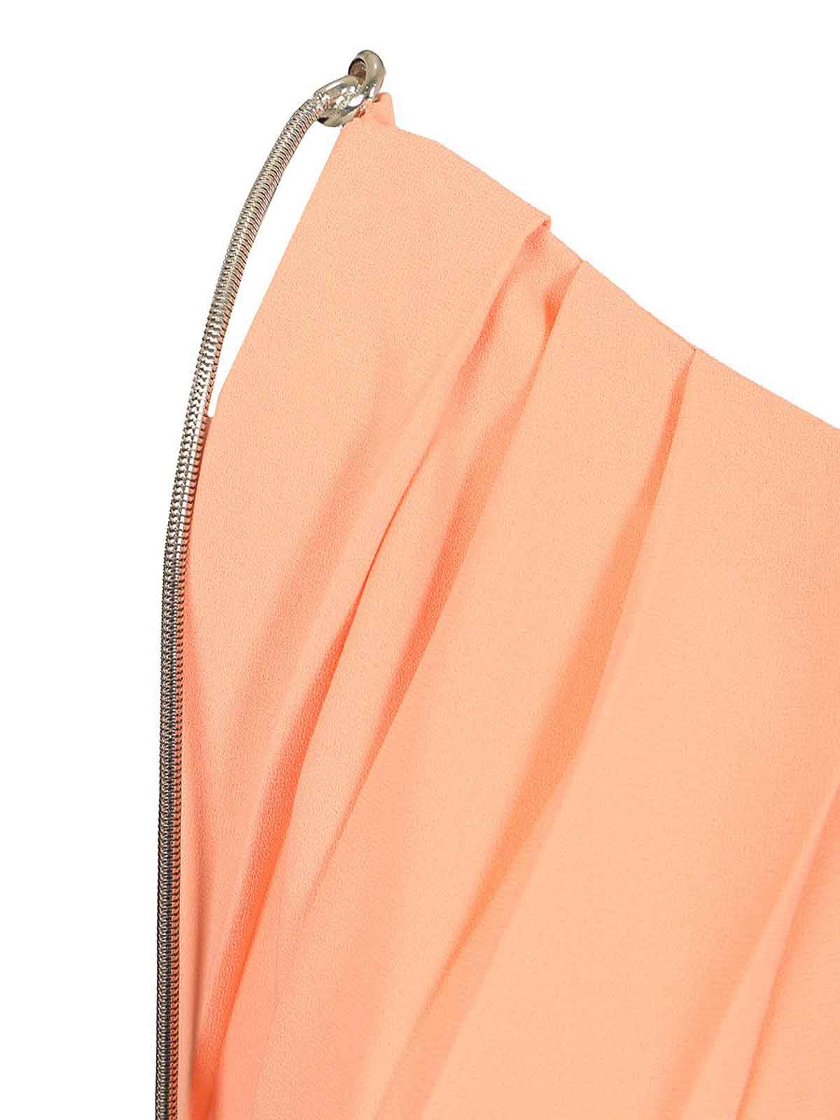Max Mara One-shoulder Dress Pontida In Pink