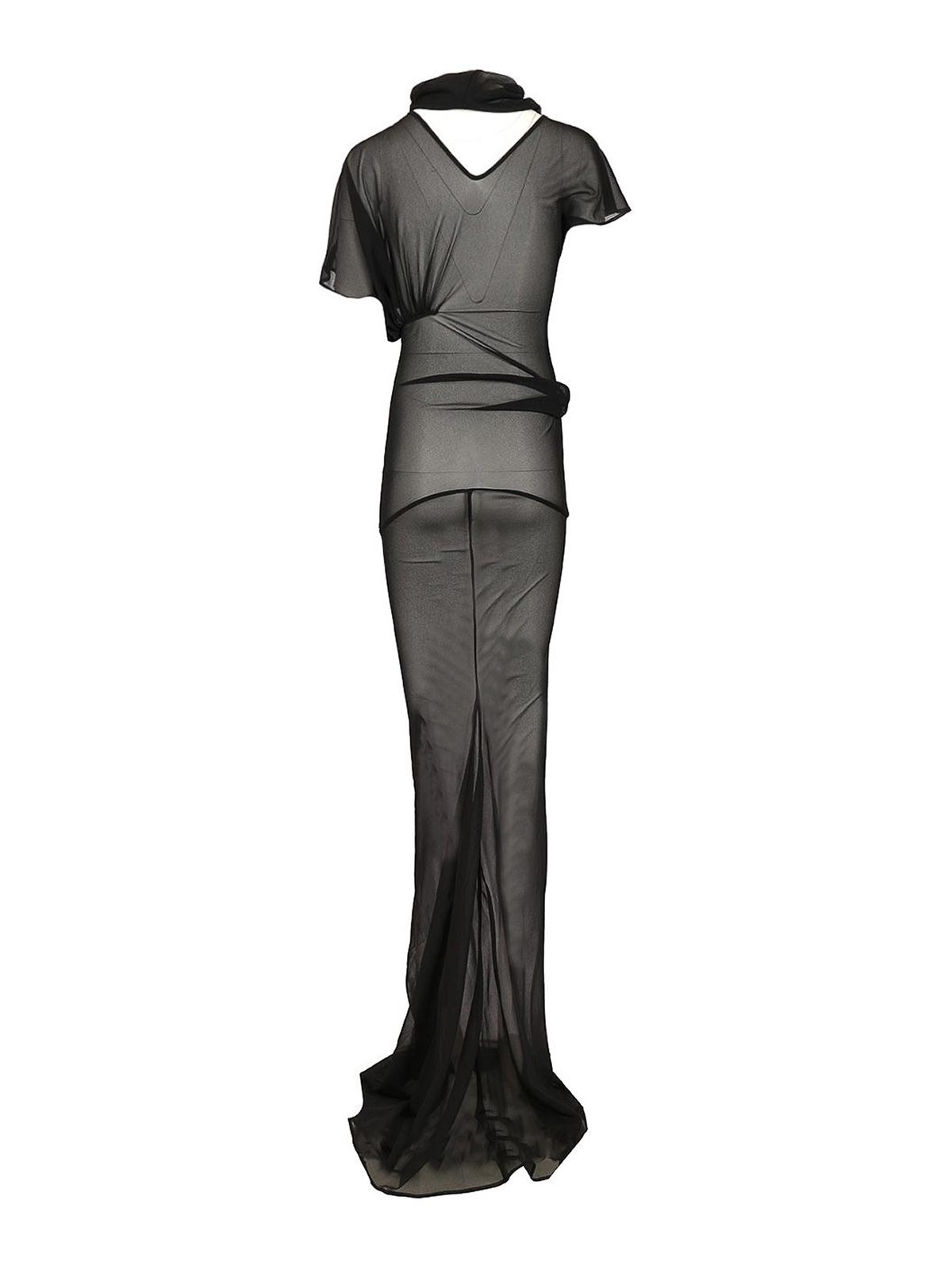 Rick Owens Lilith Long Gown In Black