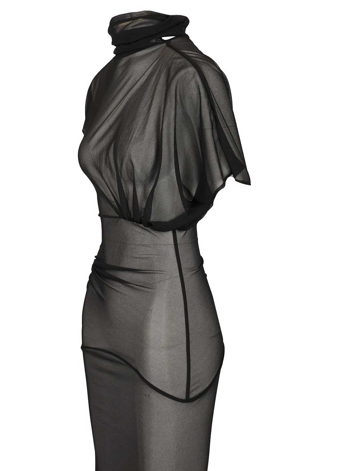 Rick Owens Lilith Long Gown In Black