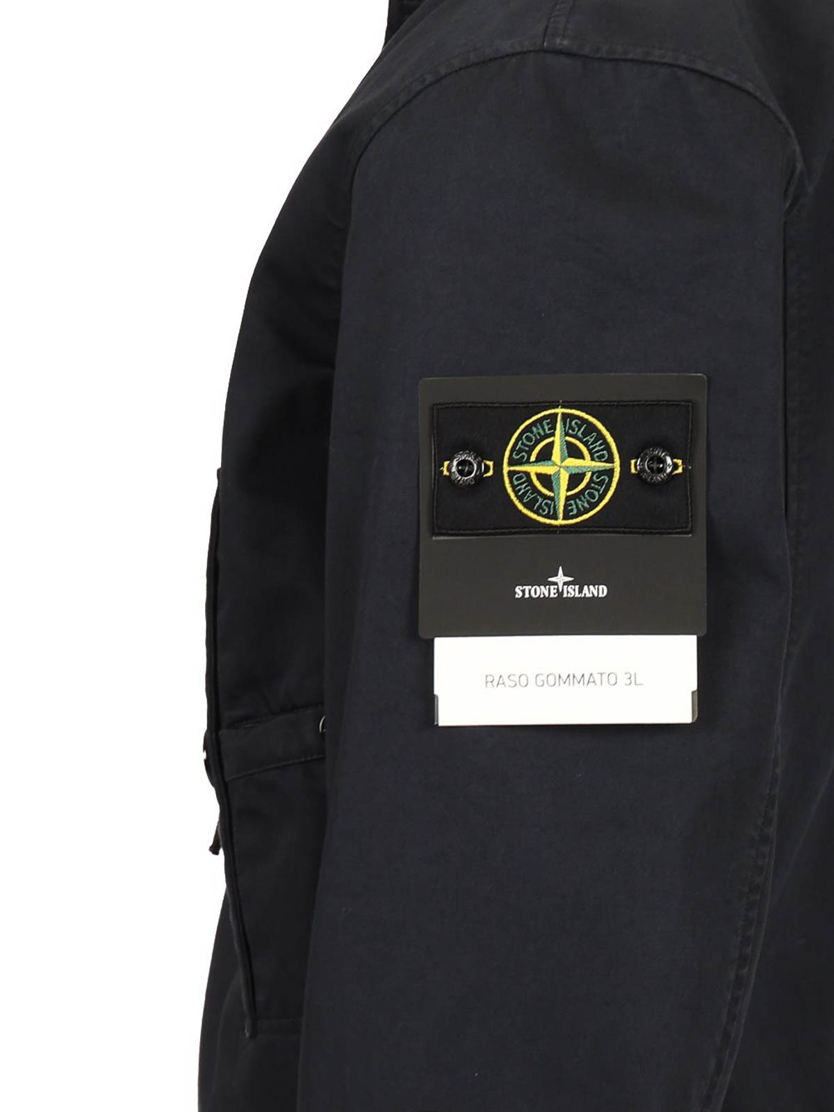 Stone Island Bomber Jacket Jackets Blue In Gray
