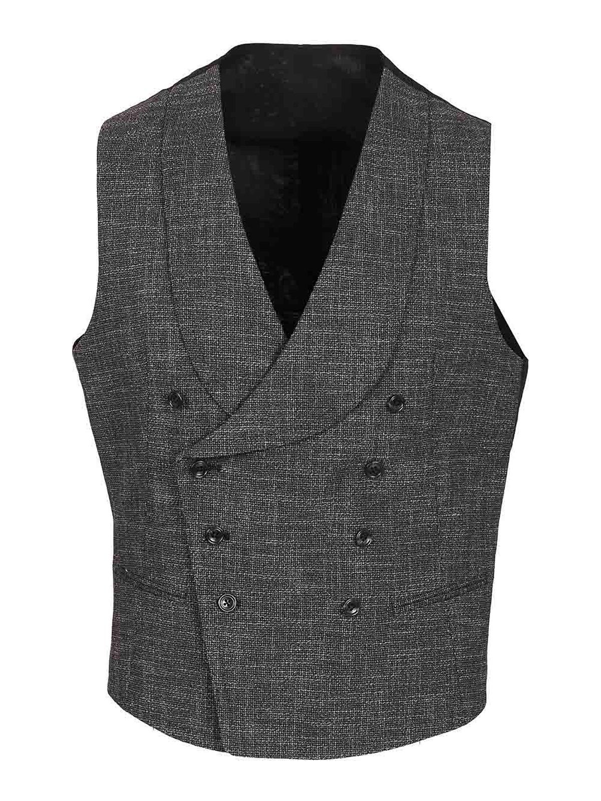 Tagliatore Gilet Revival Opsac Misto Lana Seta In Gray