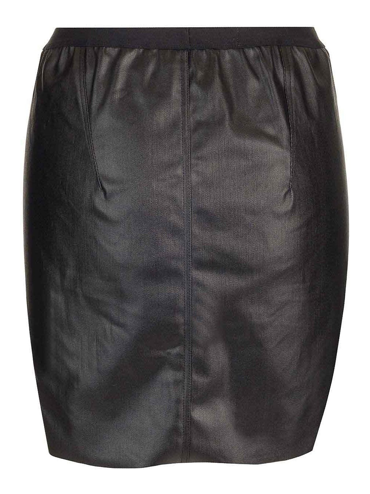Rick Owens Diana Miniskirt Skirts Black In Black