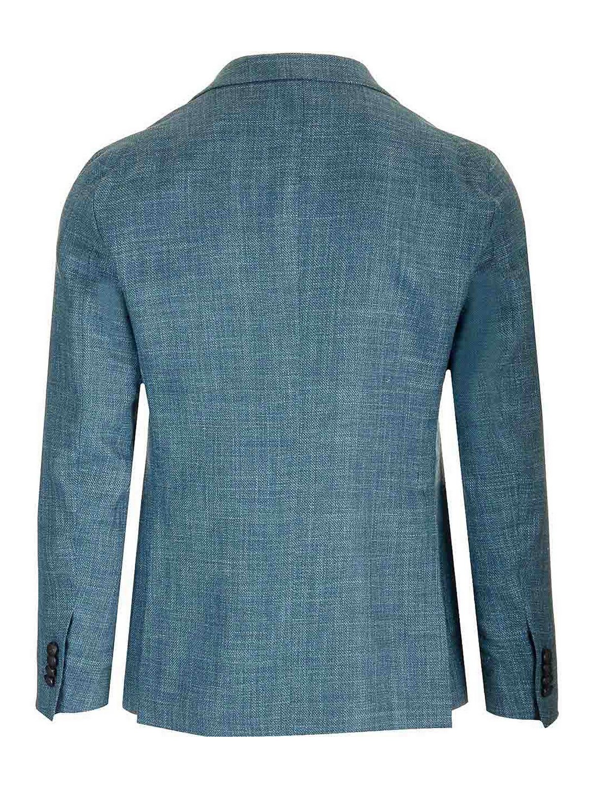 Tagliatore Single-breasted Suit Jacket In Gray