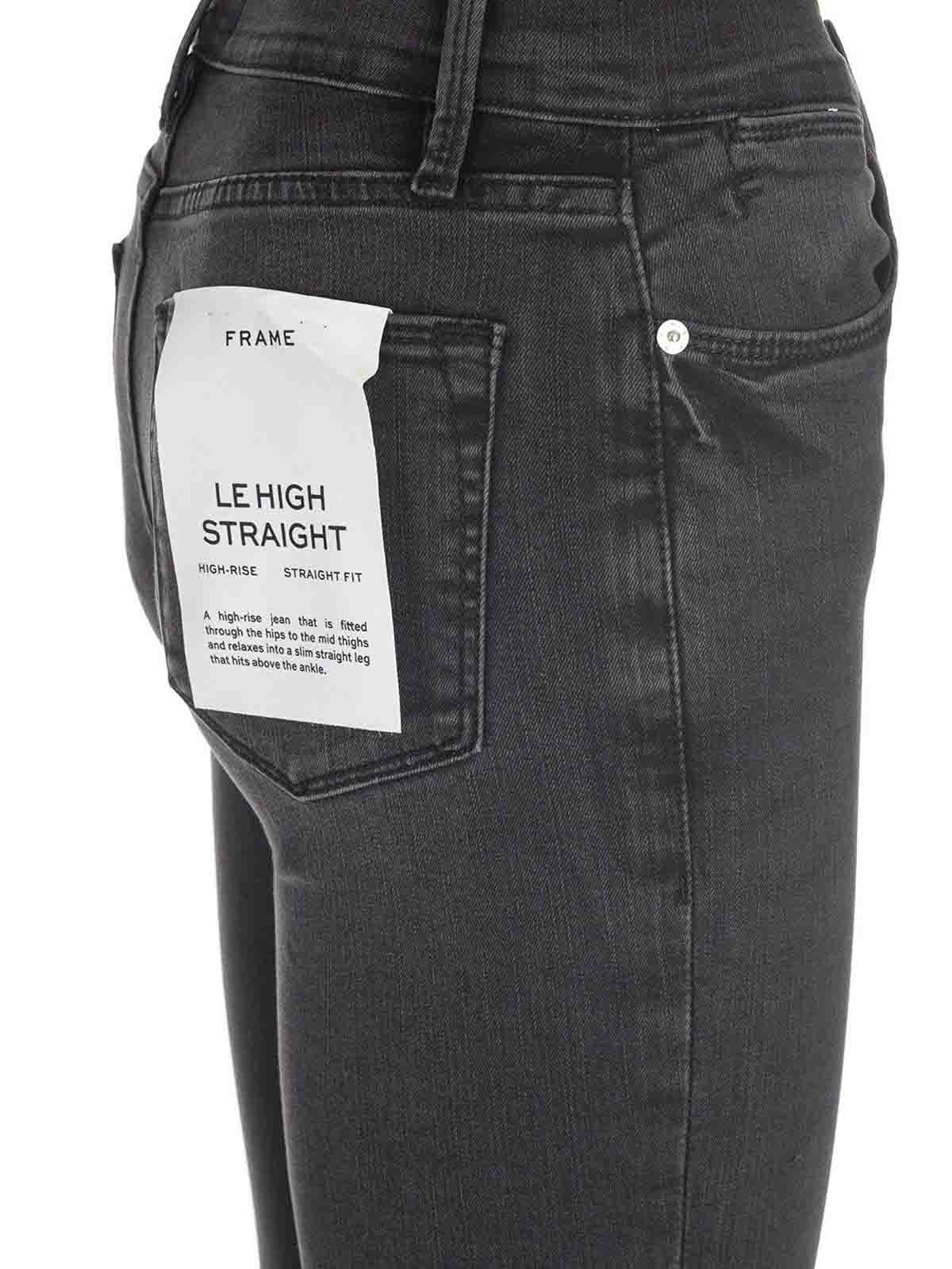 Frame Slim Fit Jeans In Black