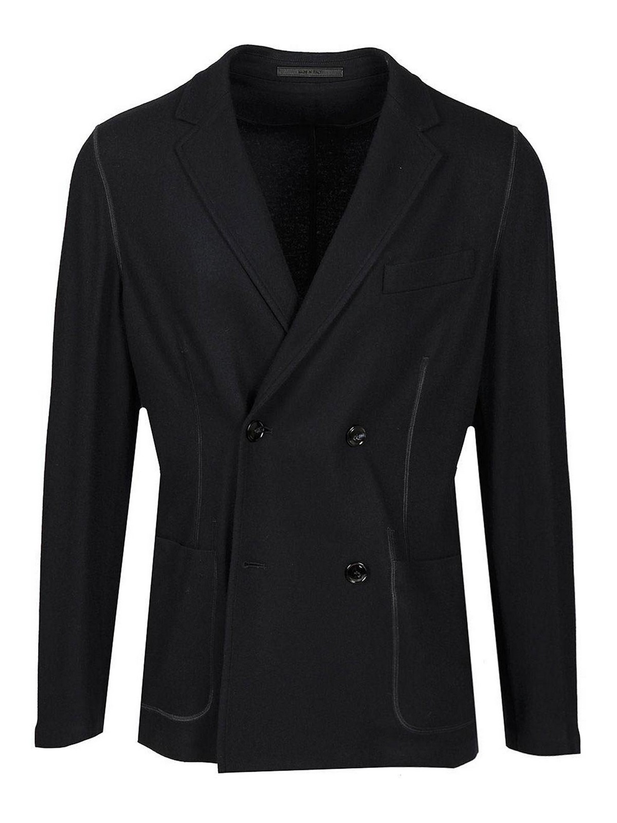 Giorgio Armani Blazer In Cashmere In Black