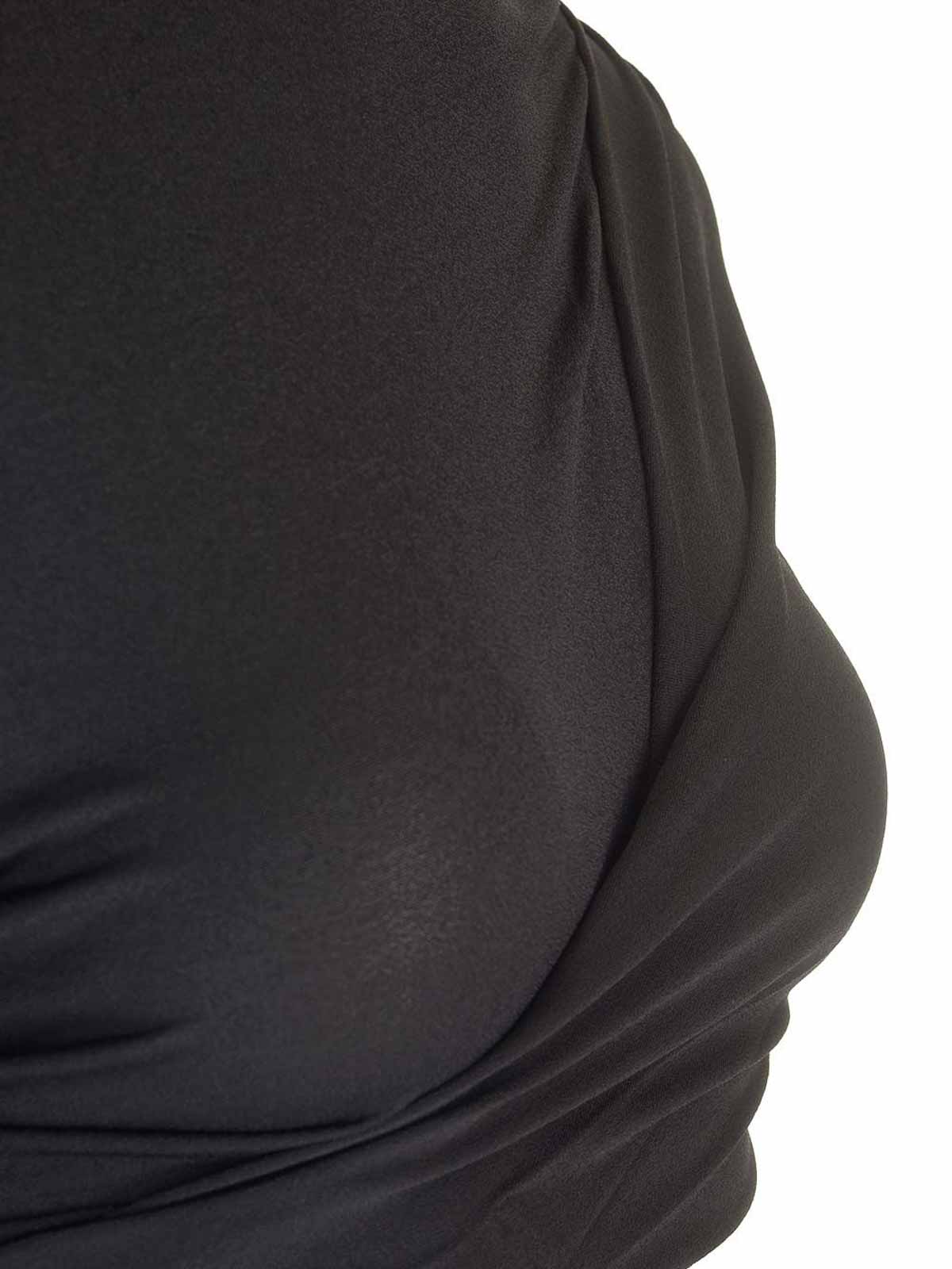 Rick Owens Jade Crop Top In Black
