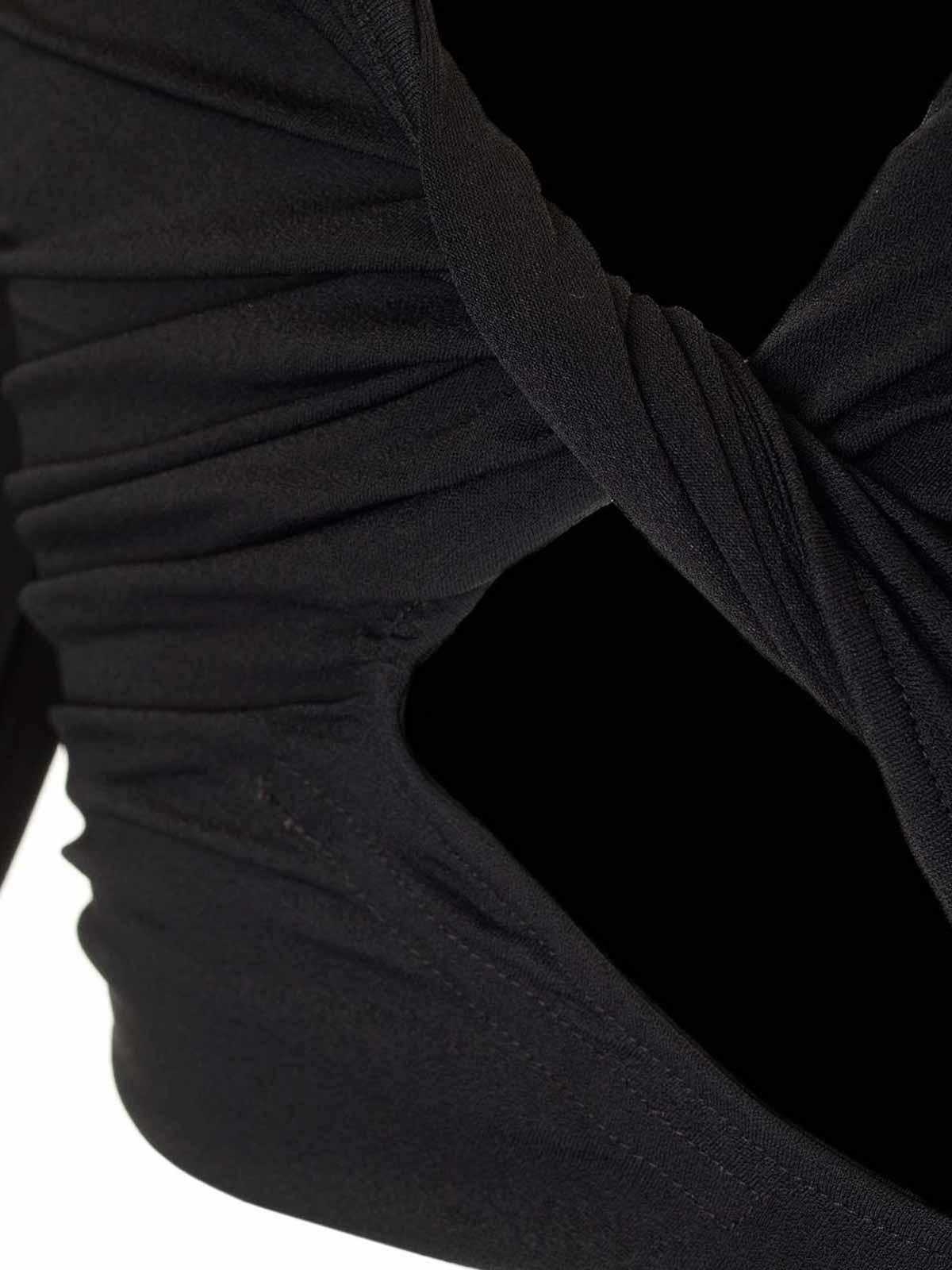 Rick Owens Jade Crop Top In Black
