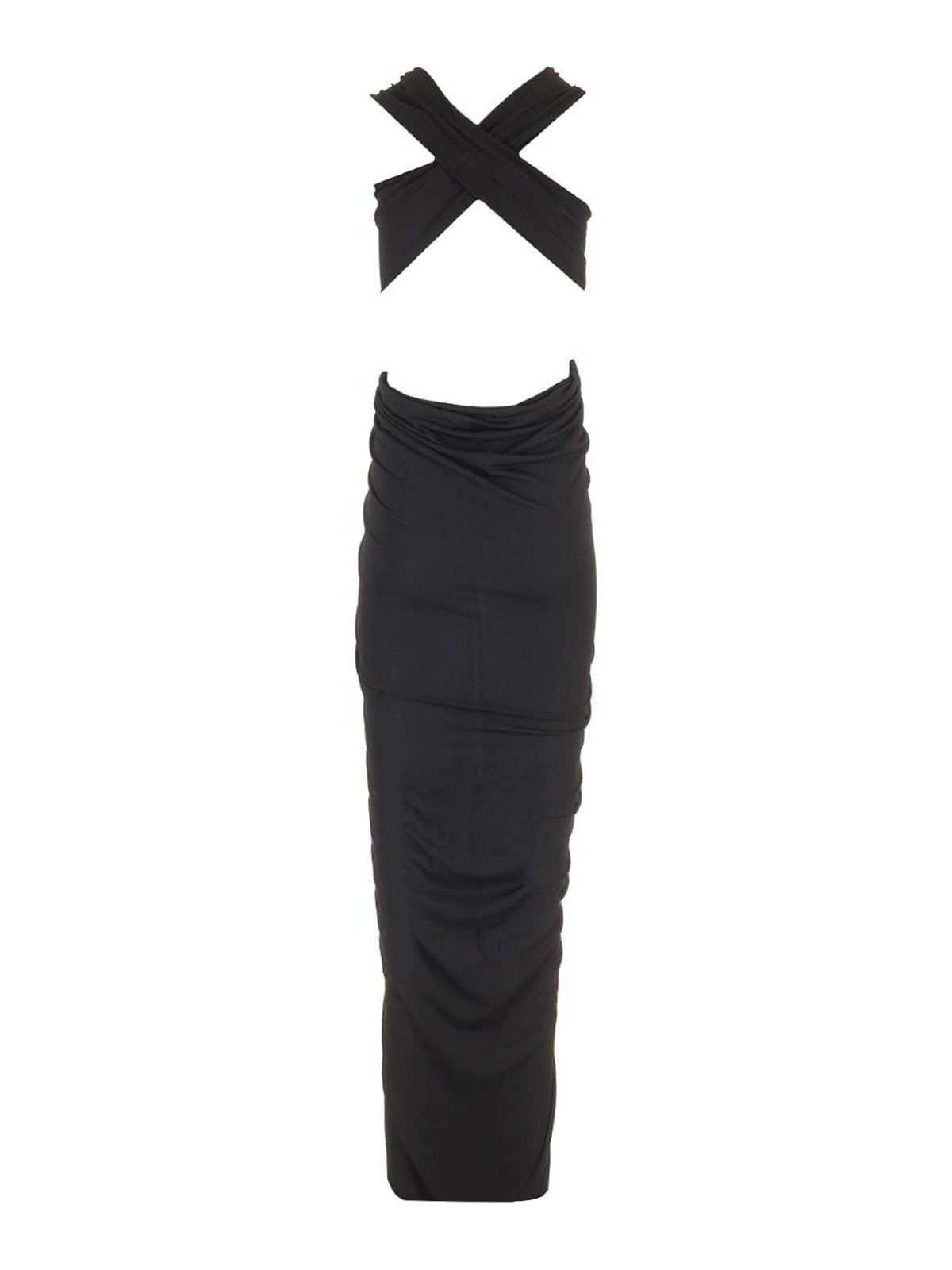 Rick Owens Poppy Long Dress In Black