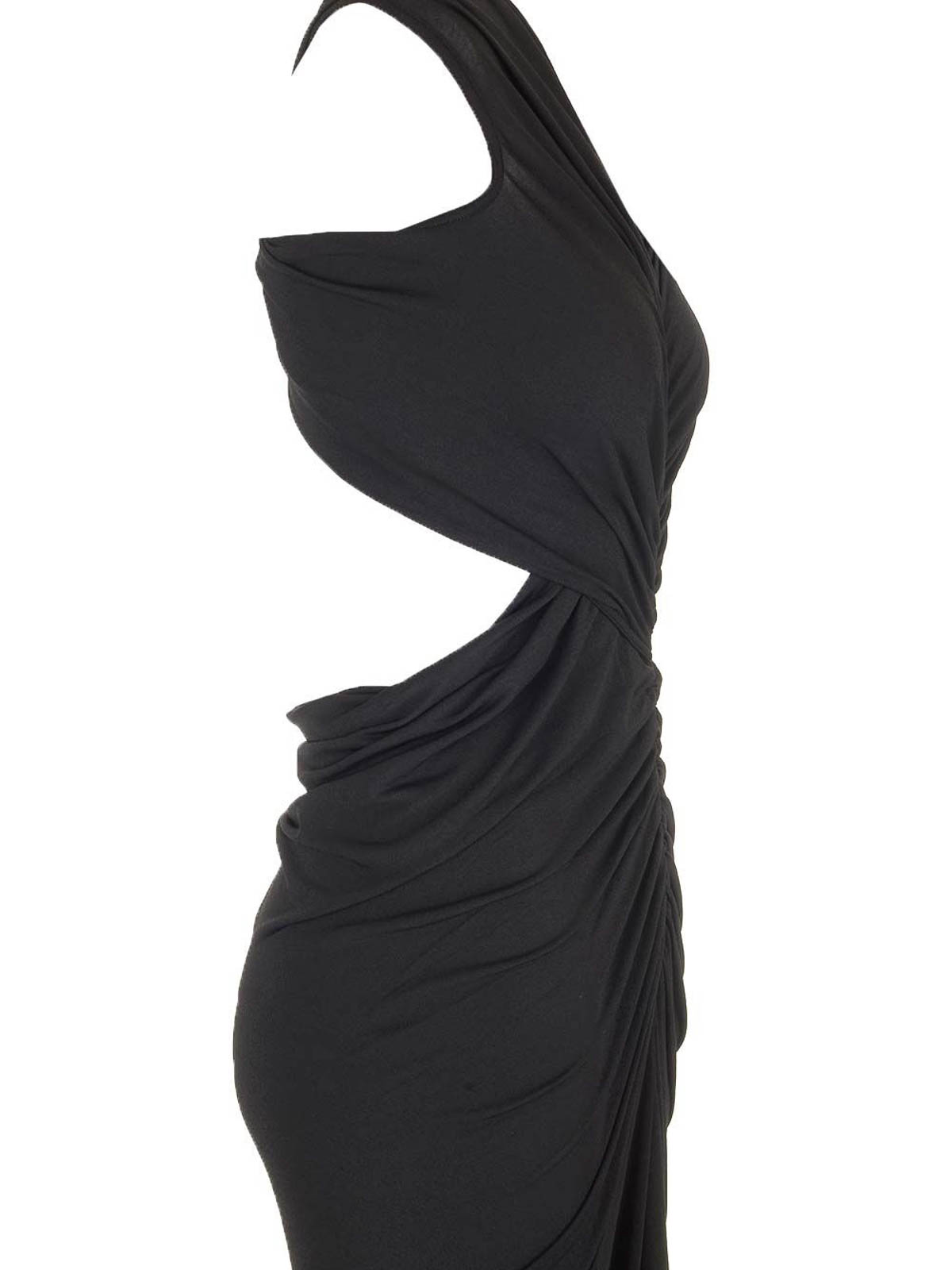 Rick Owens Poppy Long Dress In Black