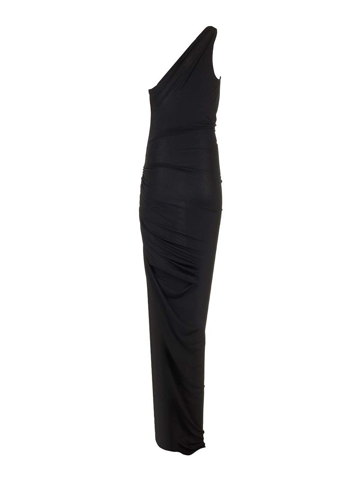 Rick Owens Hydra Aaliah Long Dress In Black